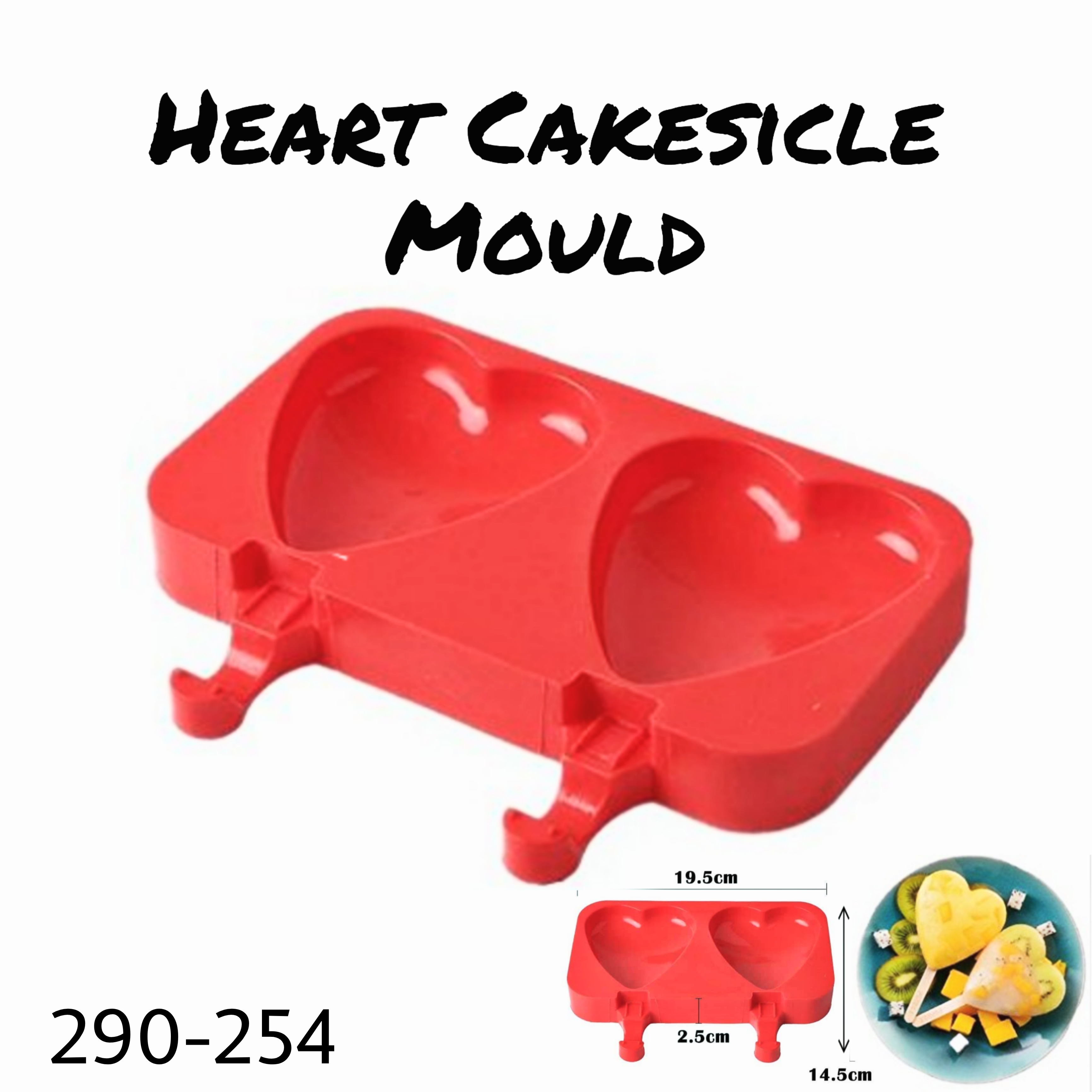 Heart Cakesicle Mould 254