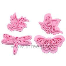 BUTTERFLY BIRD FONDANT IMPRESSION