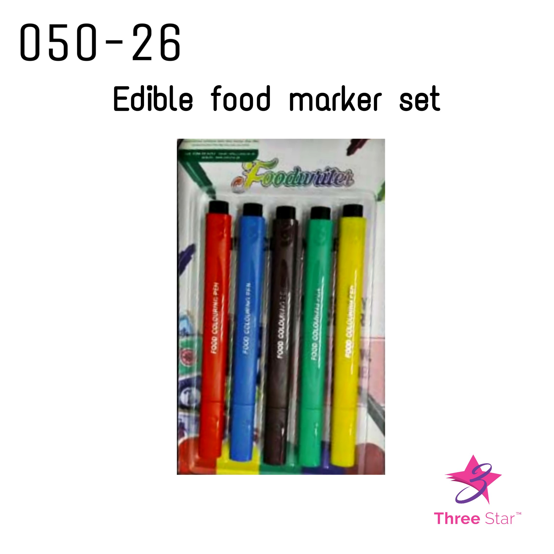 Edible marker set