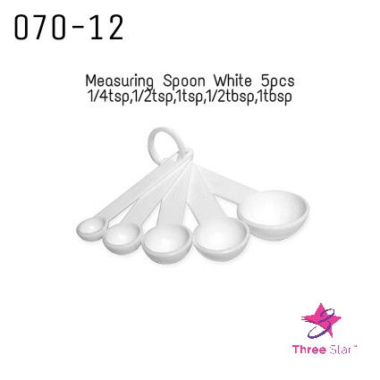 Measuring Spoon White 5pc