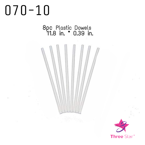 8pc Plastic Dowels