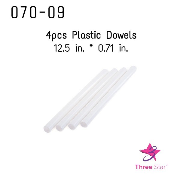 4pc Plastic Dowels