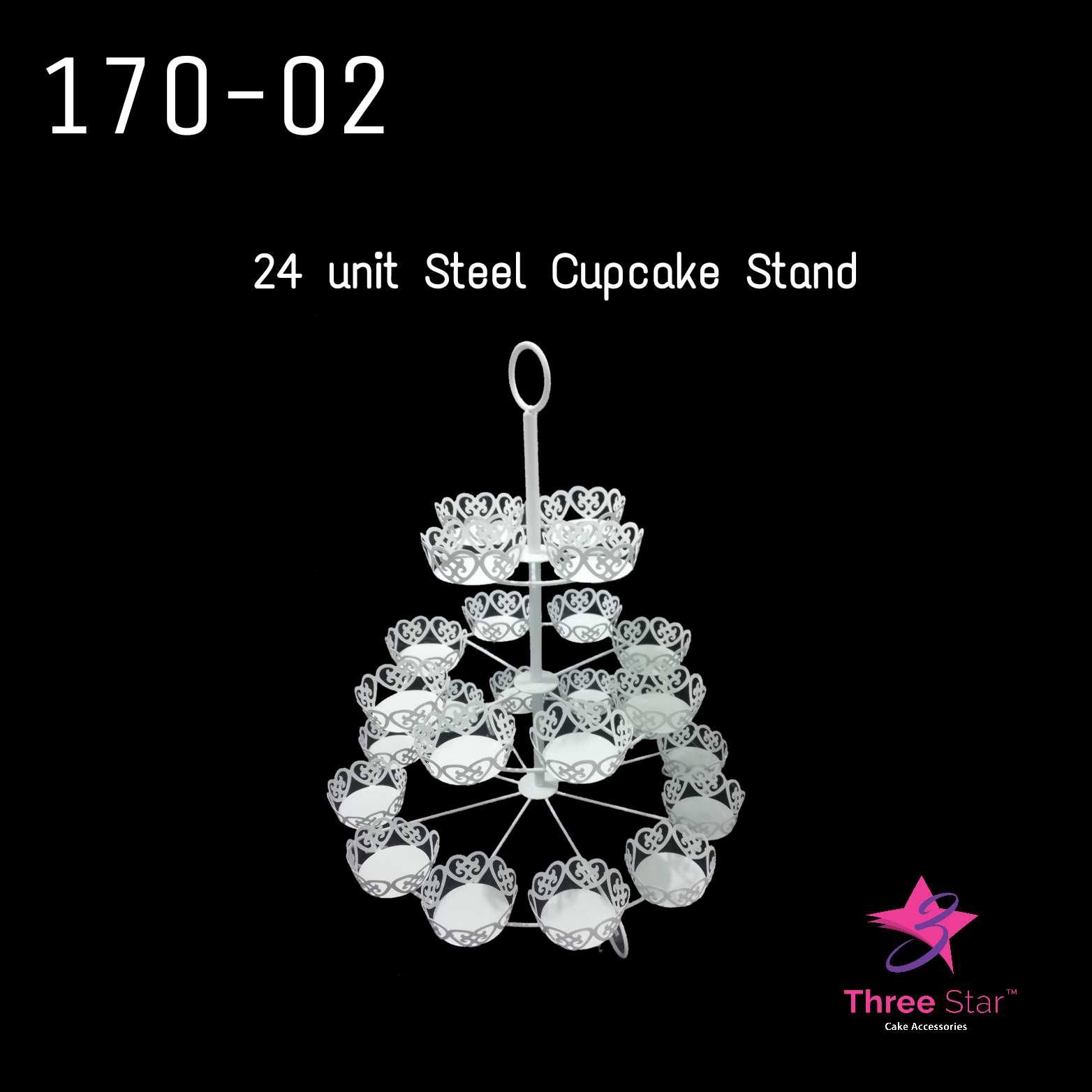 24 unit Steel Cupcake Stand