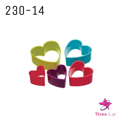 5pc Heart Cutter