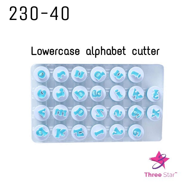 Lowercase Alphabet cutter