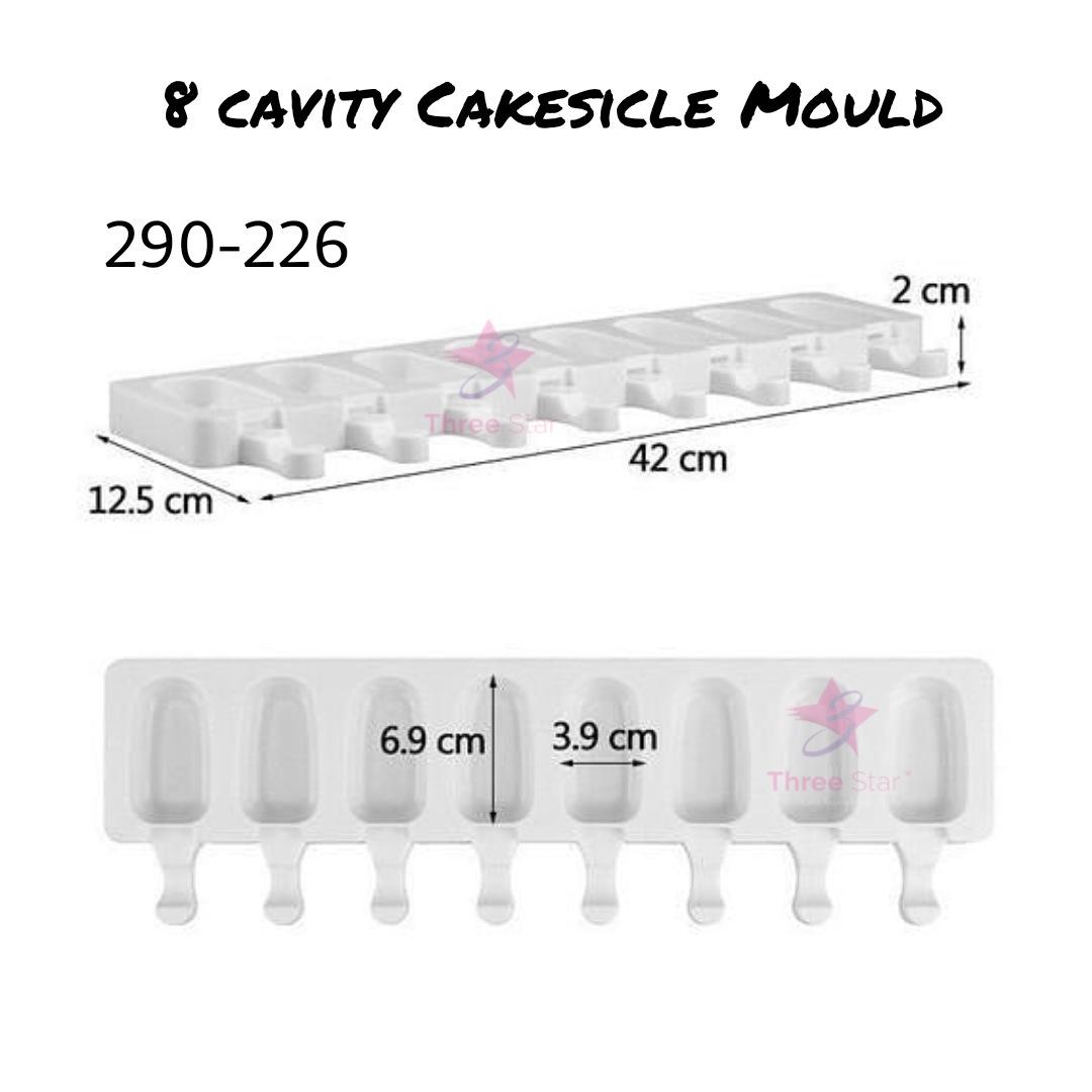 8 Cavity Cakesicle Mould 226