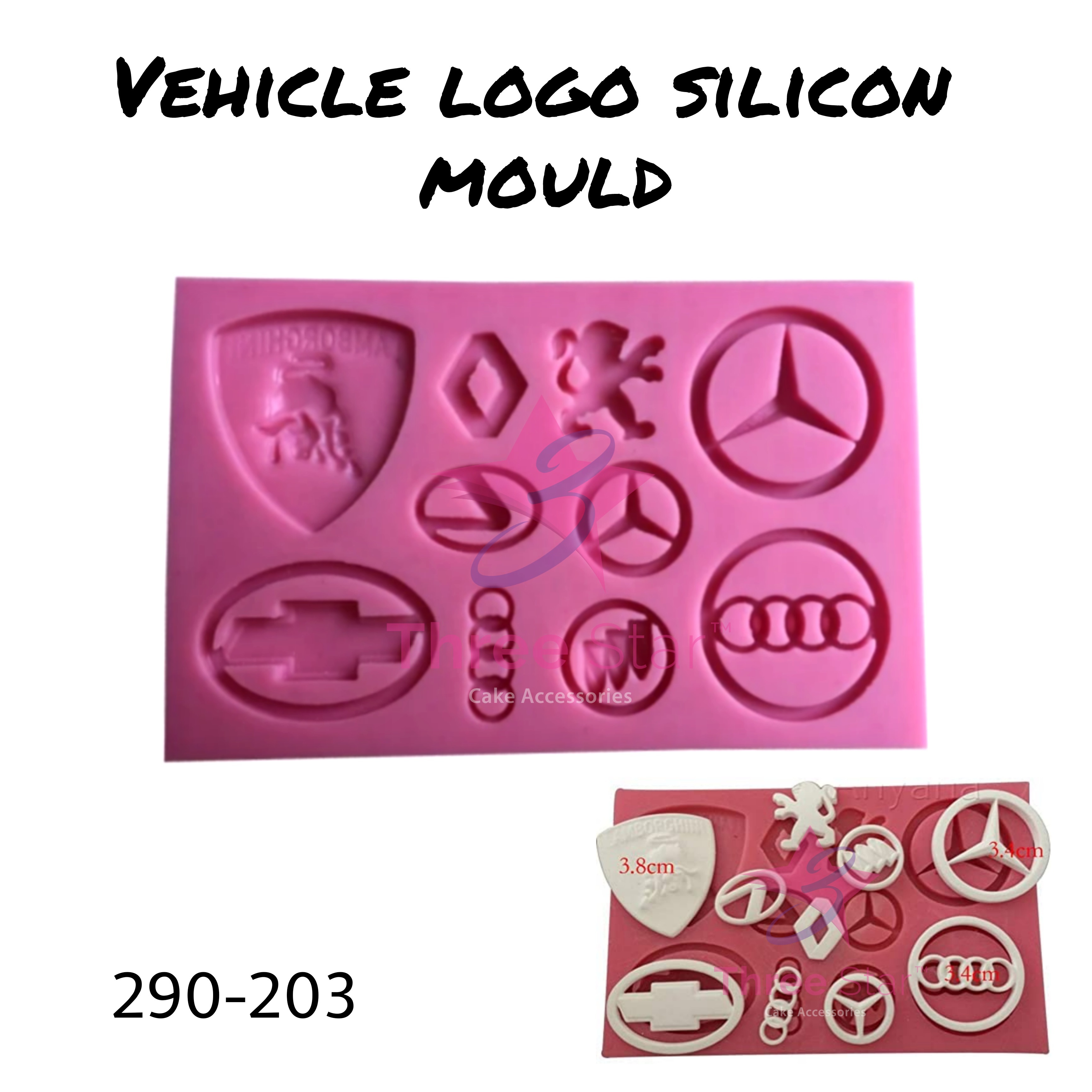 Vehicle logo Silicon Mould 203