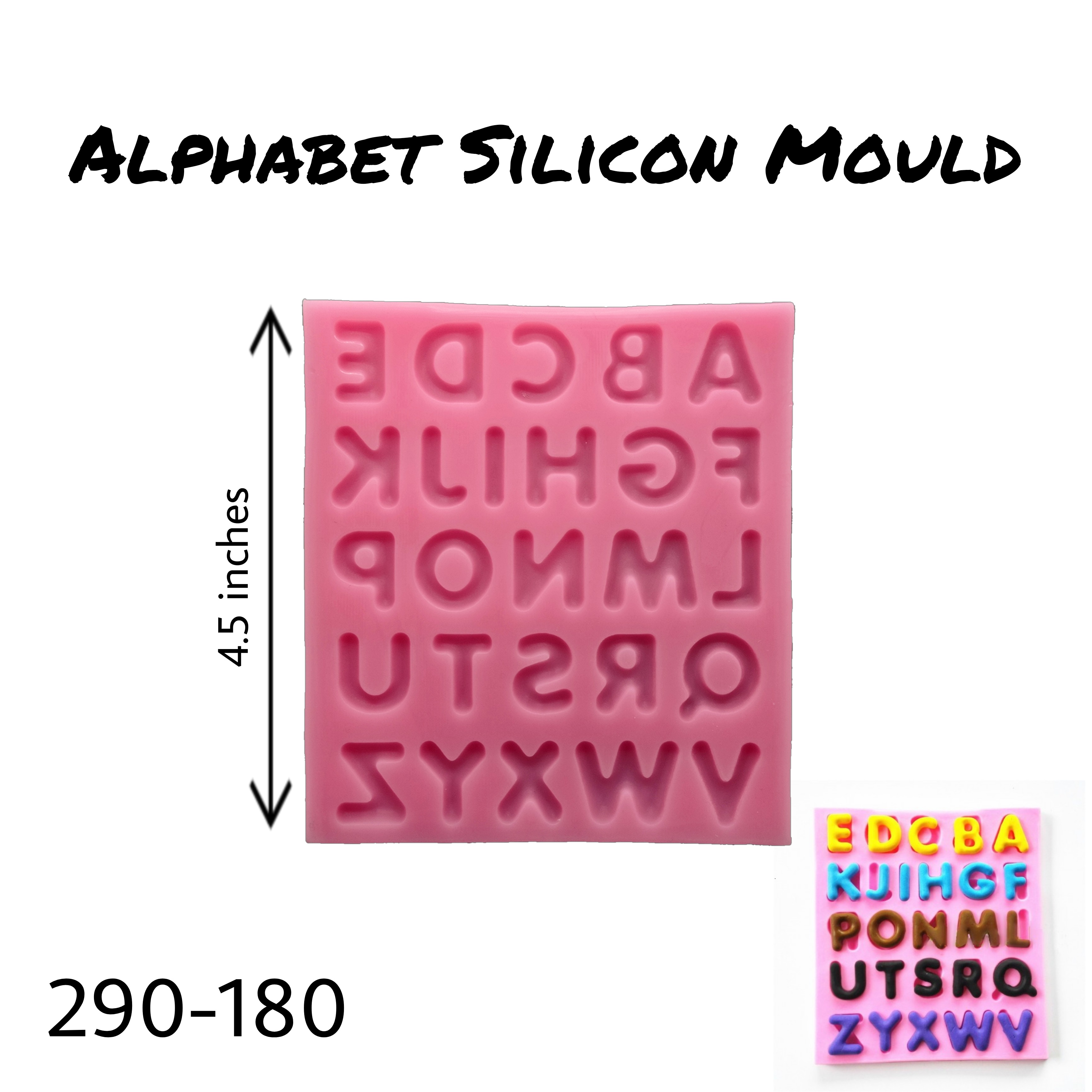 Alphabet Silicon Mould 180