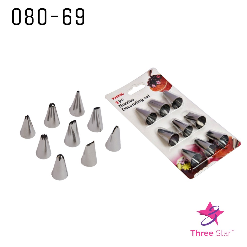 Nozzle set 9pc M