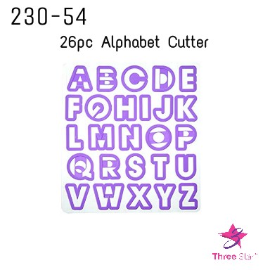 26pc  Alphabet Cutter