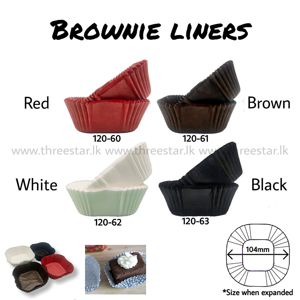 Brownie Liners Black
