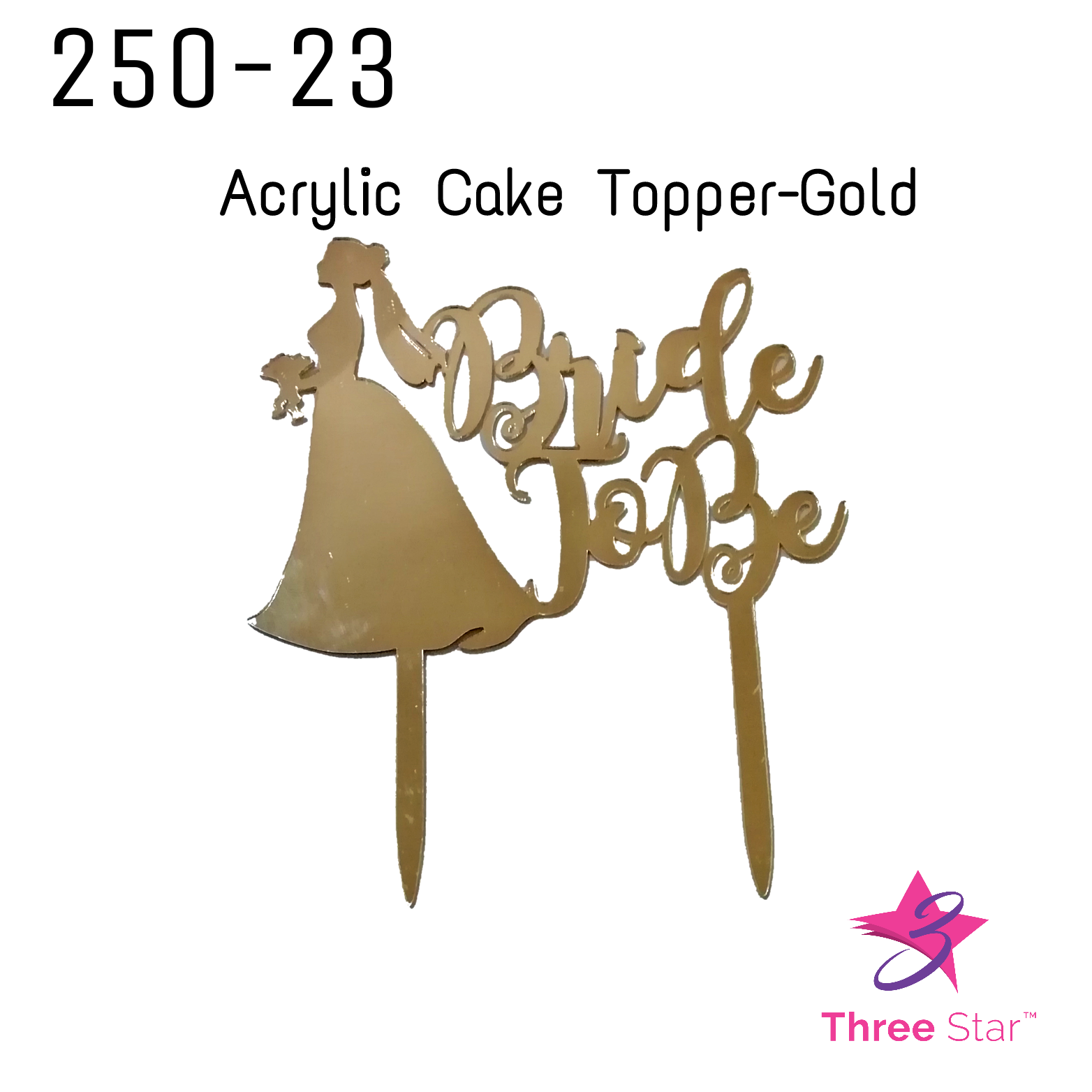 Bride To Be Acrylic Topper 23 Topper 23