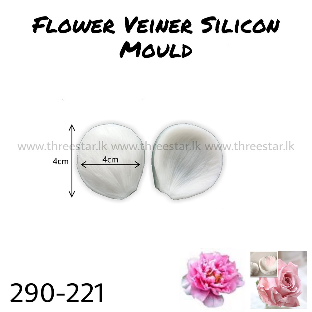 Flower veiner mould 221