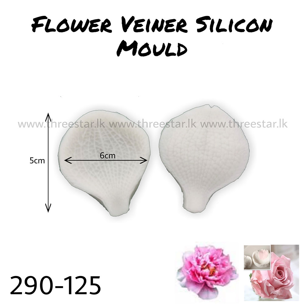 Flower veiner mould 125