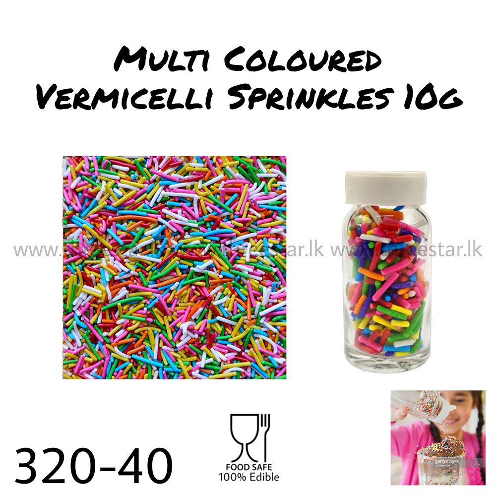 Multi Coloured Vermicilli 10g