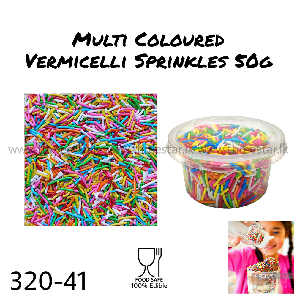 Multi Coloured Vermicilli 50g