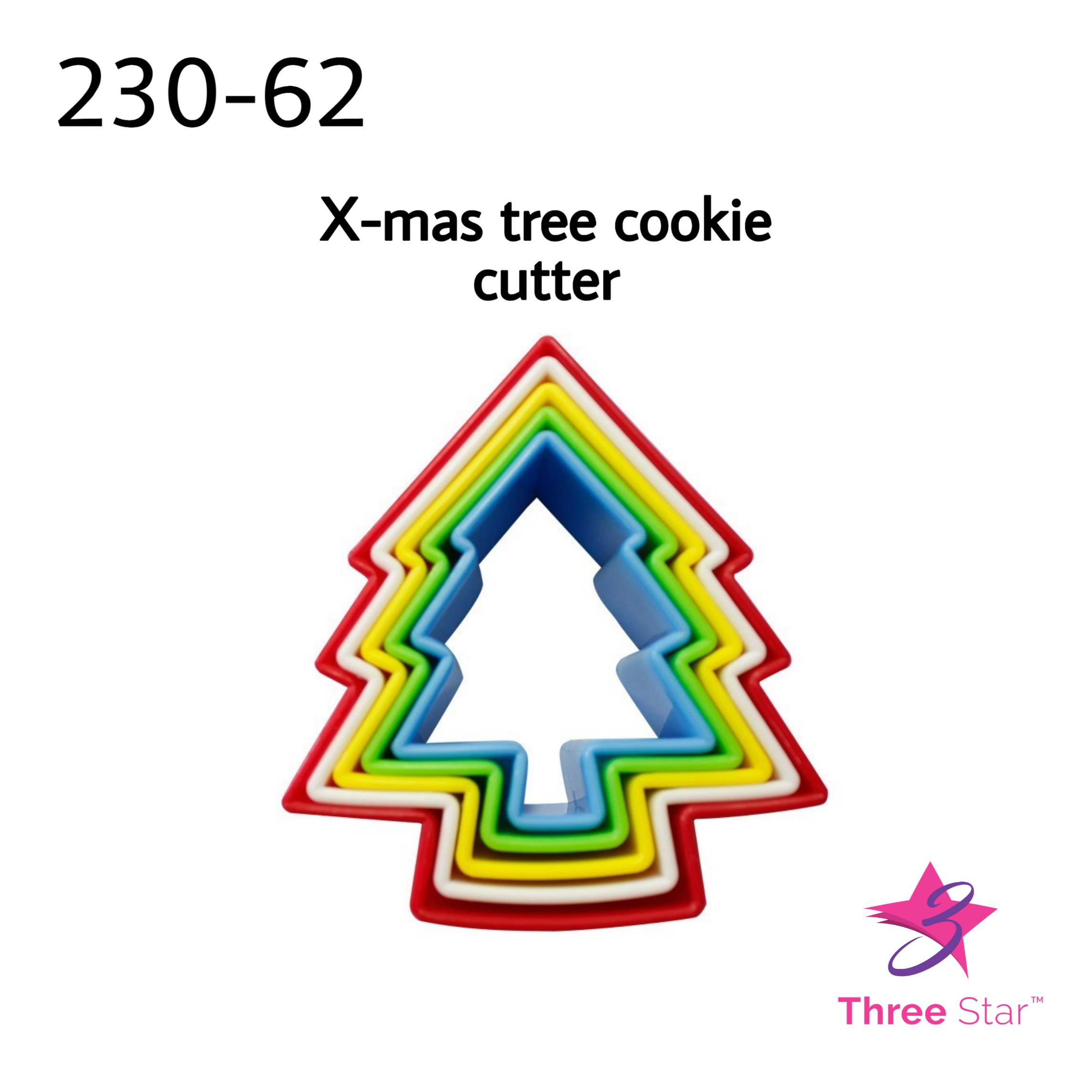 Xmas tree cookie cutter