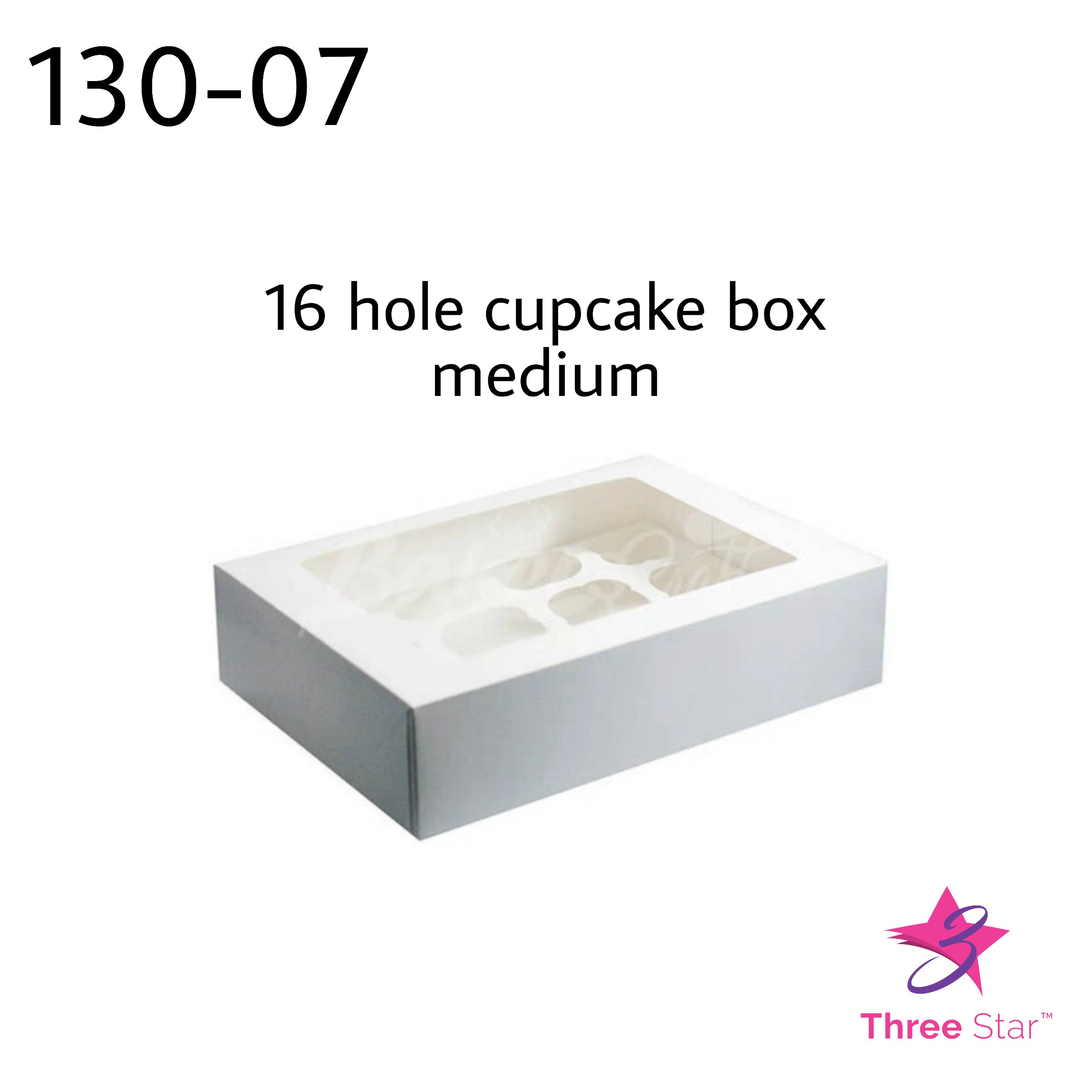 16 hole cupcake box medium
