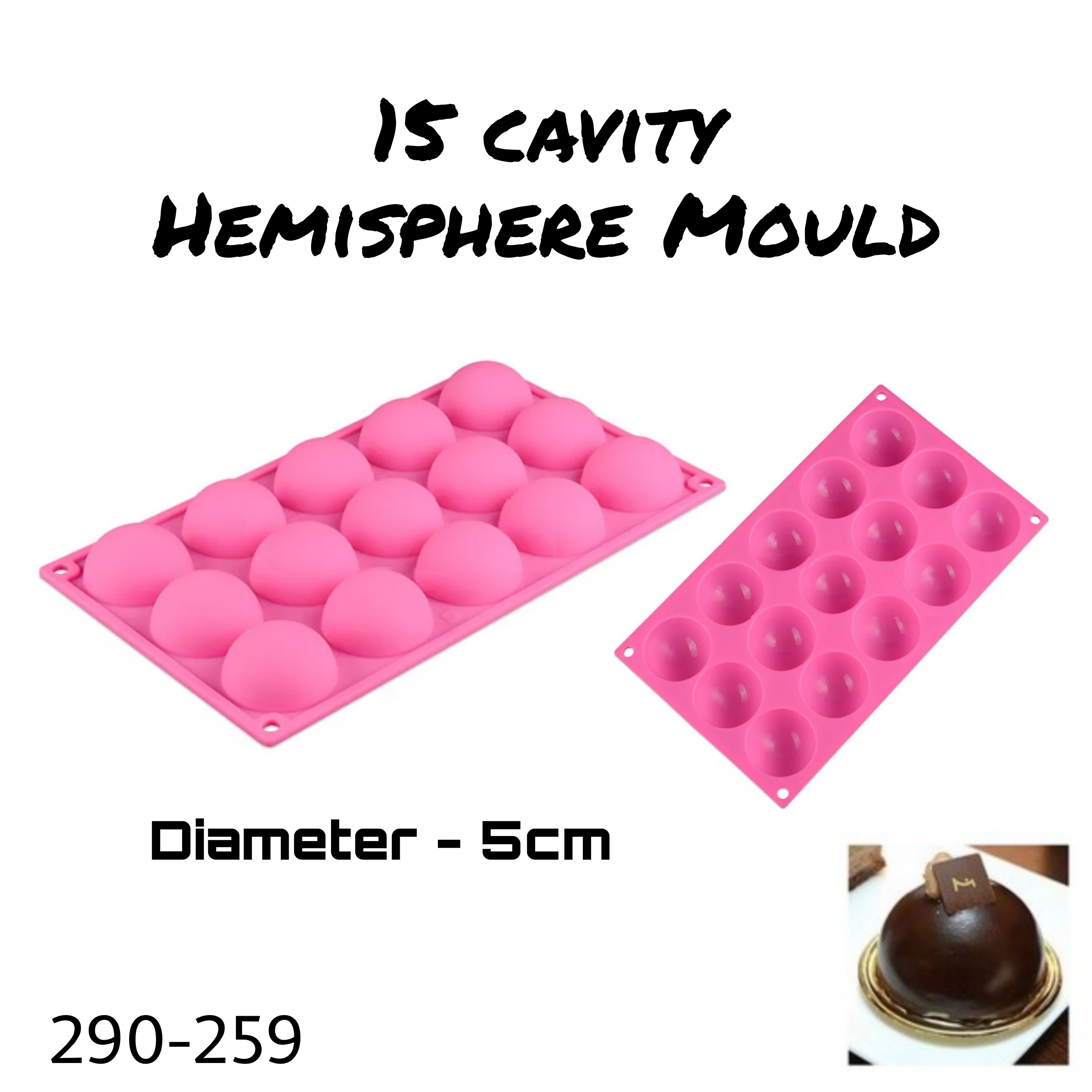 15 Cavity Hemisphere Mould 259