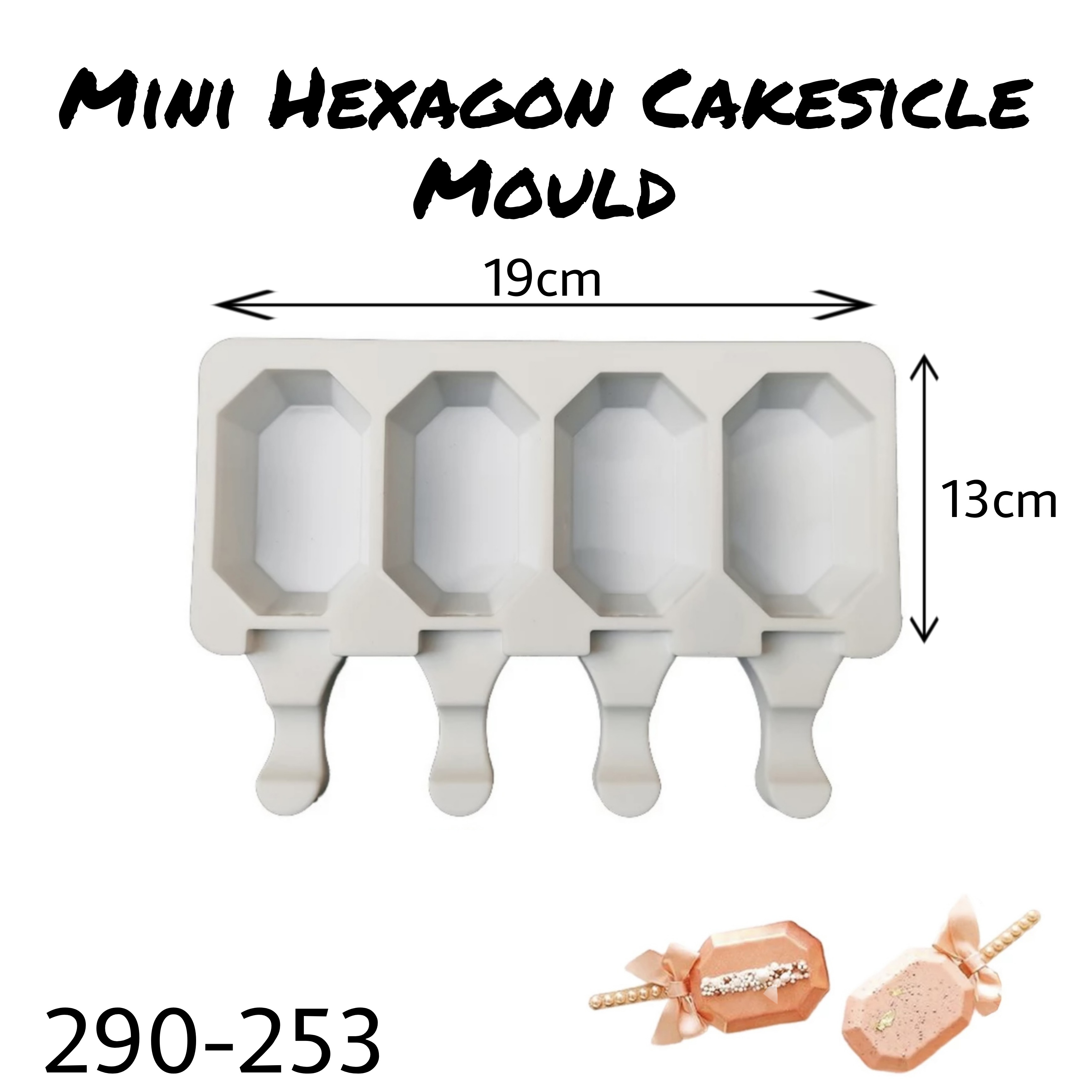 Mini Hexagon Cakesicle Mould 253