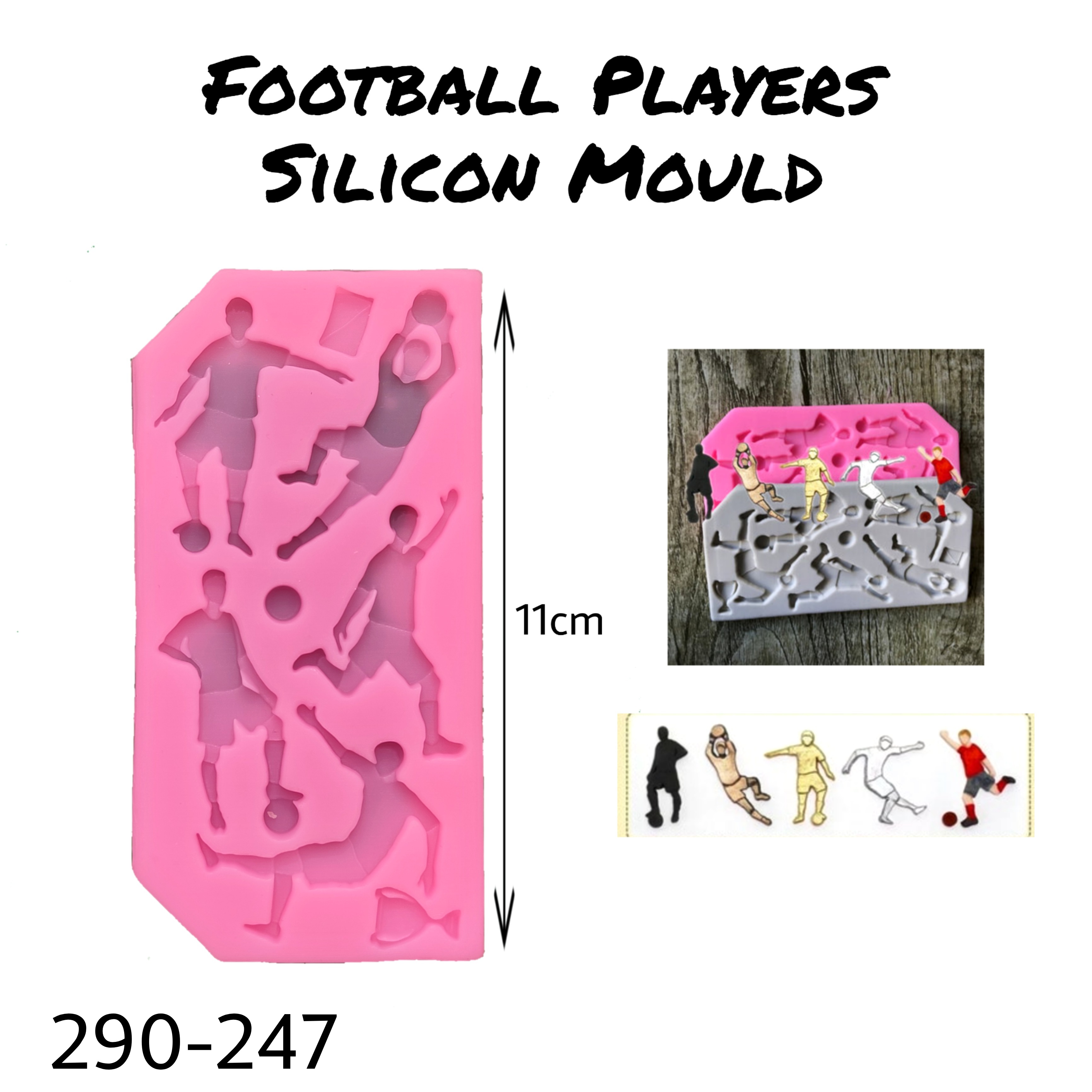 Football Players Silicon Mould 247