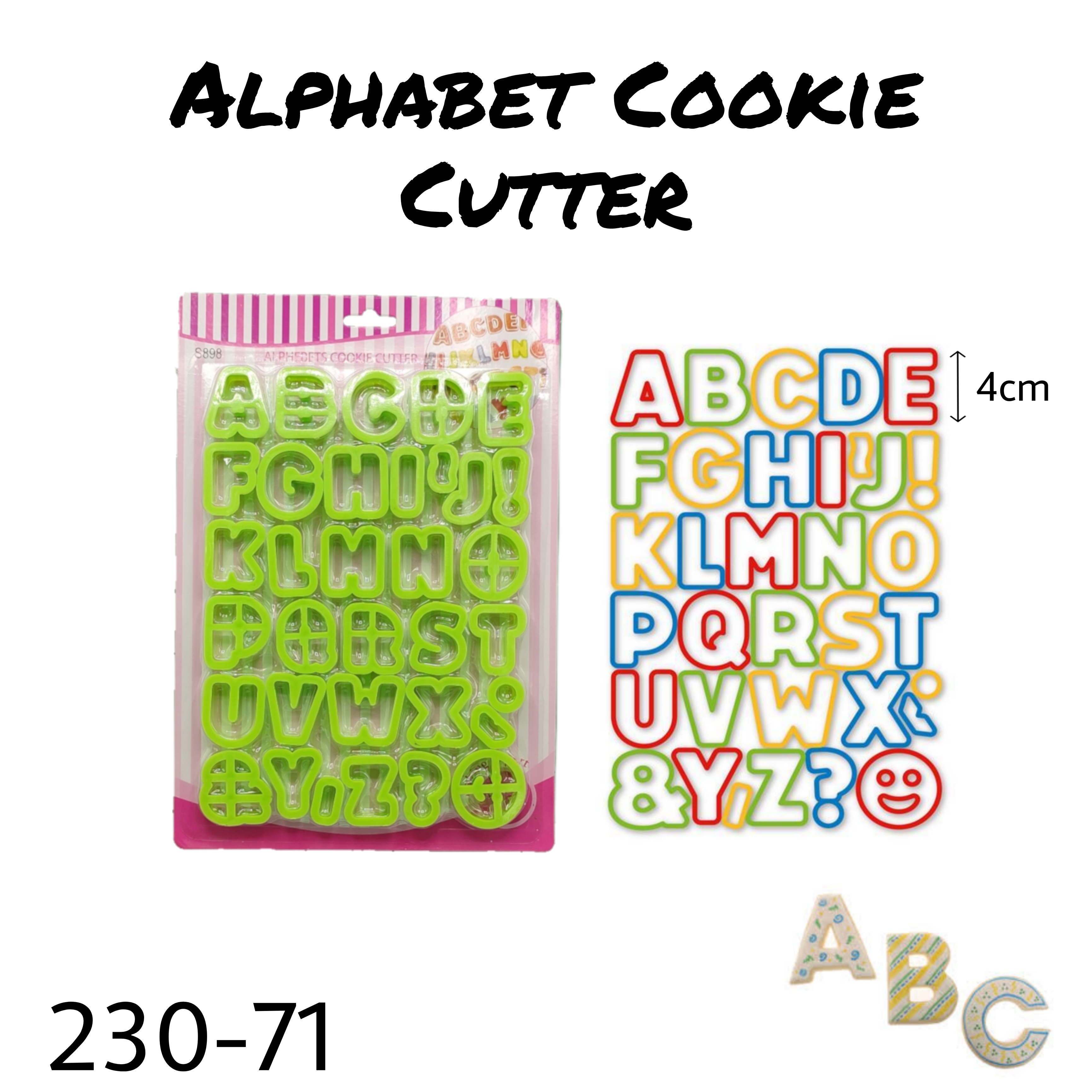 Alphabet Cookie Cutter