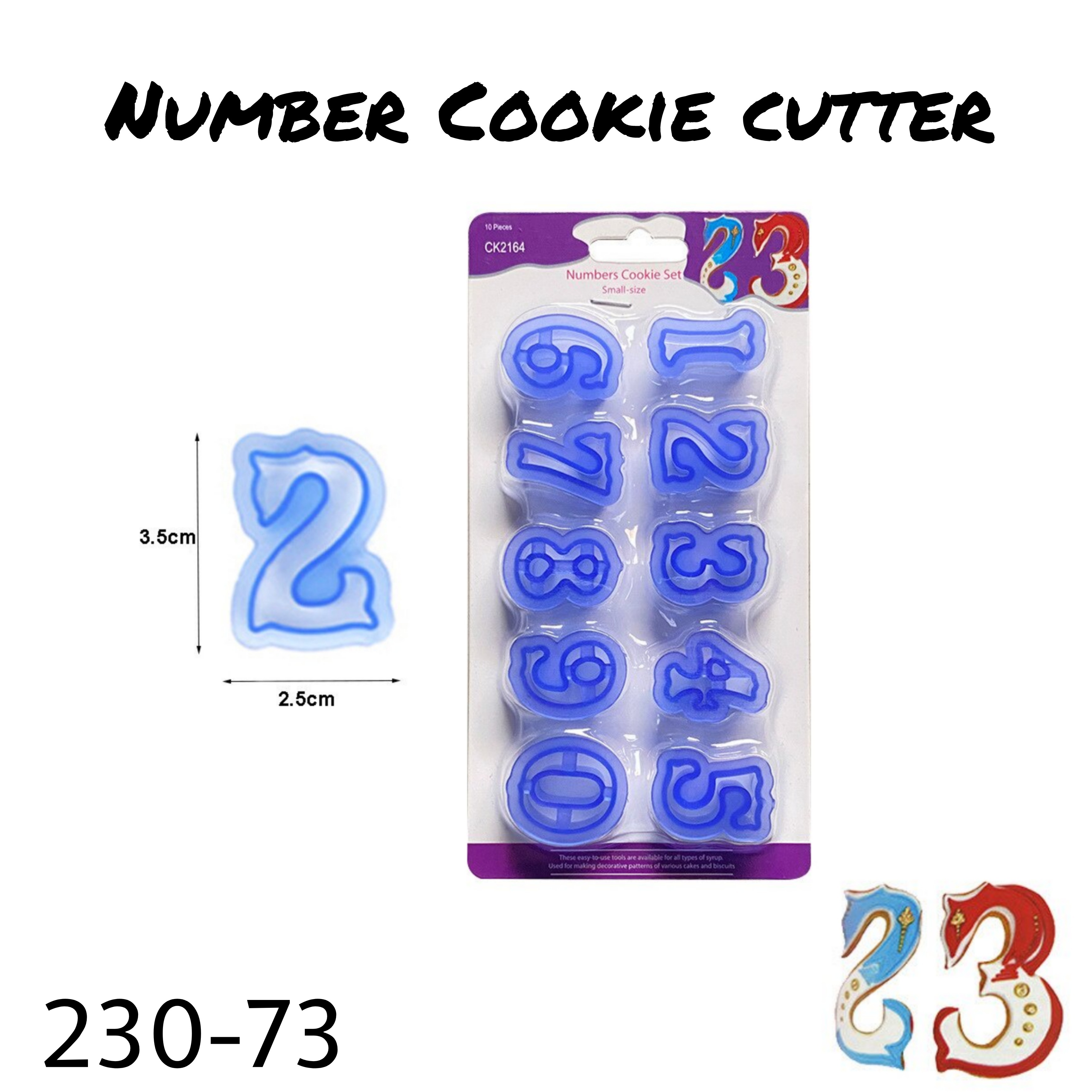 Number Cookie Cutter Set