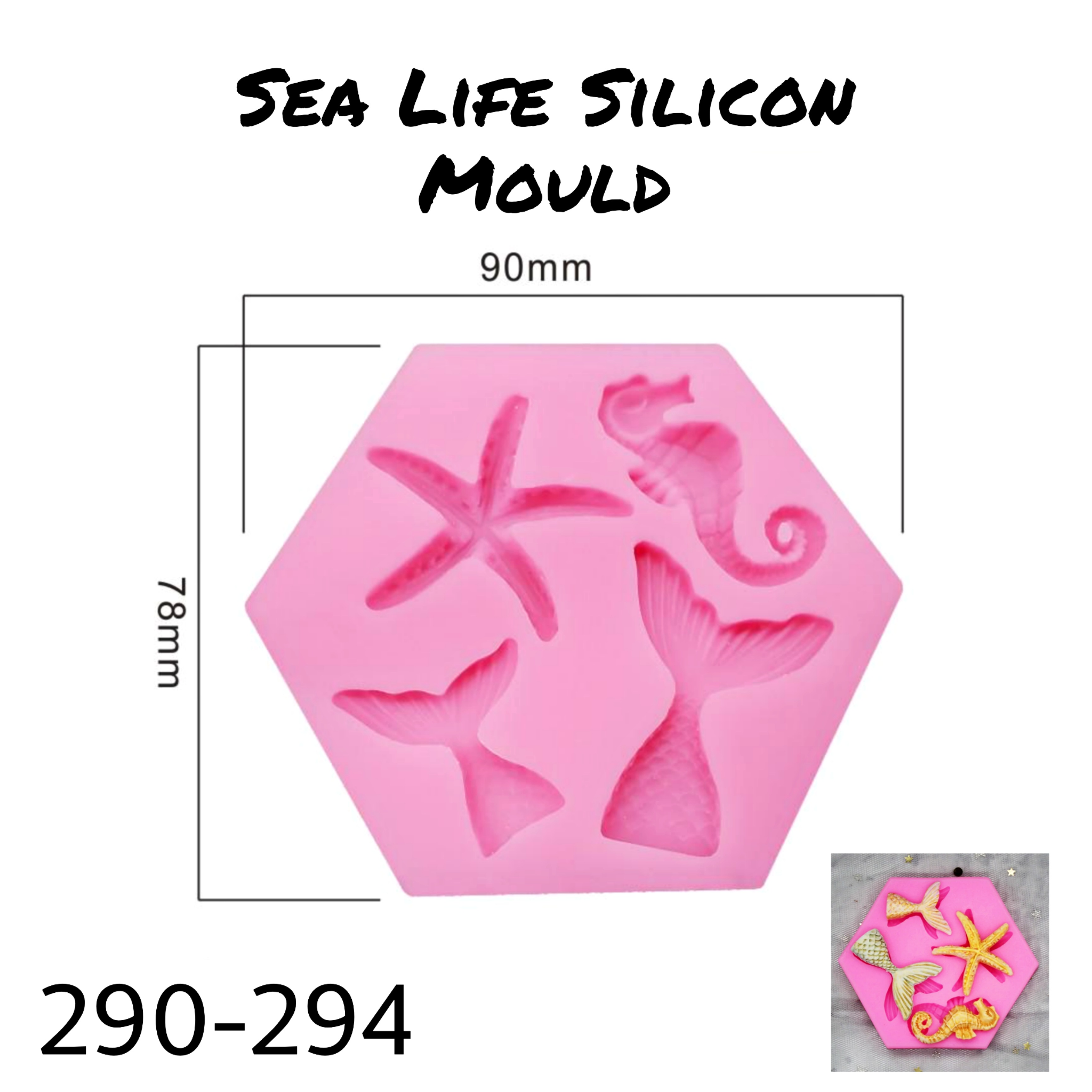 Sea Life Silicon Mould 294.