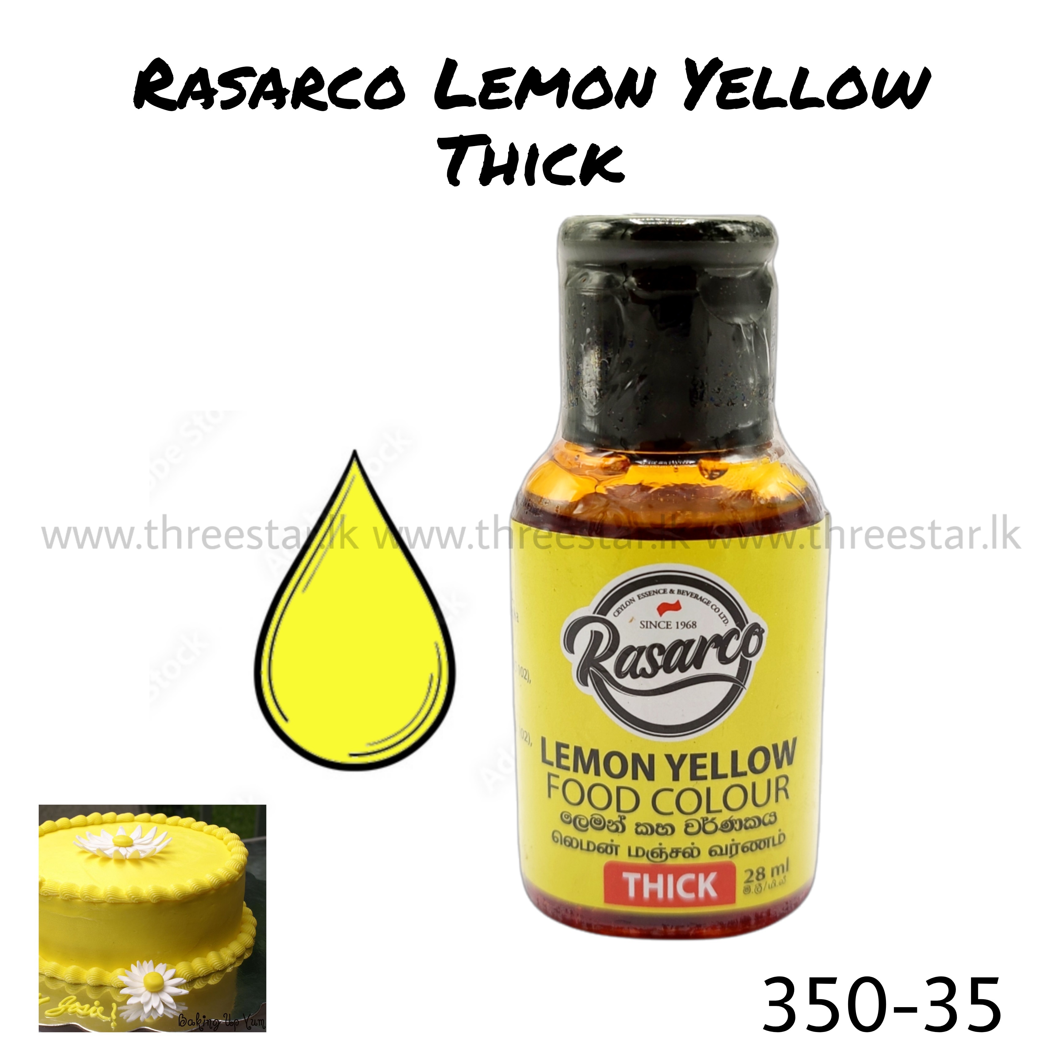 Thick Rasarco Lemon Yellow 30ml
