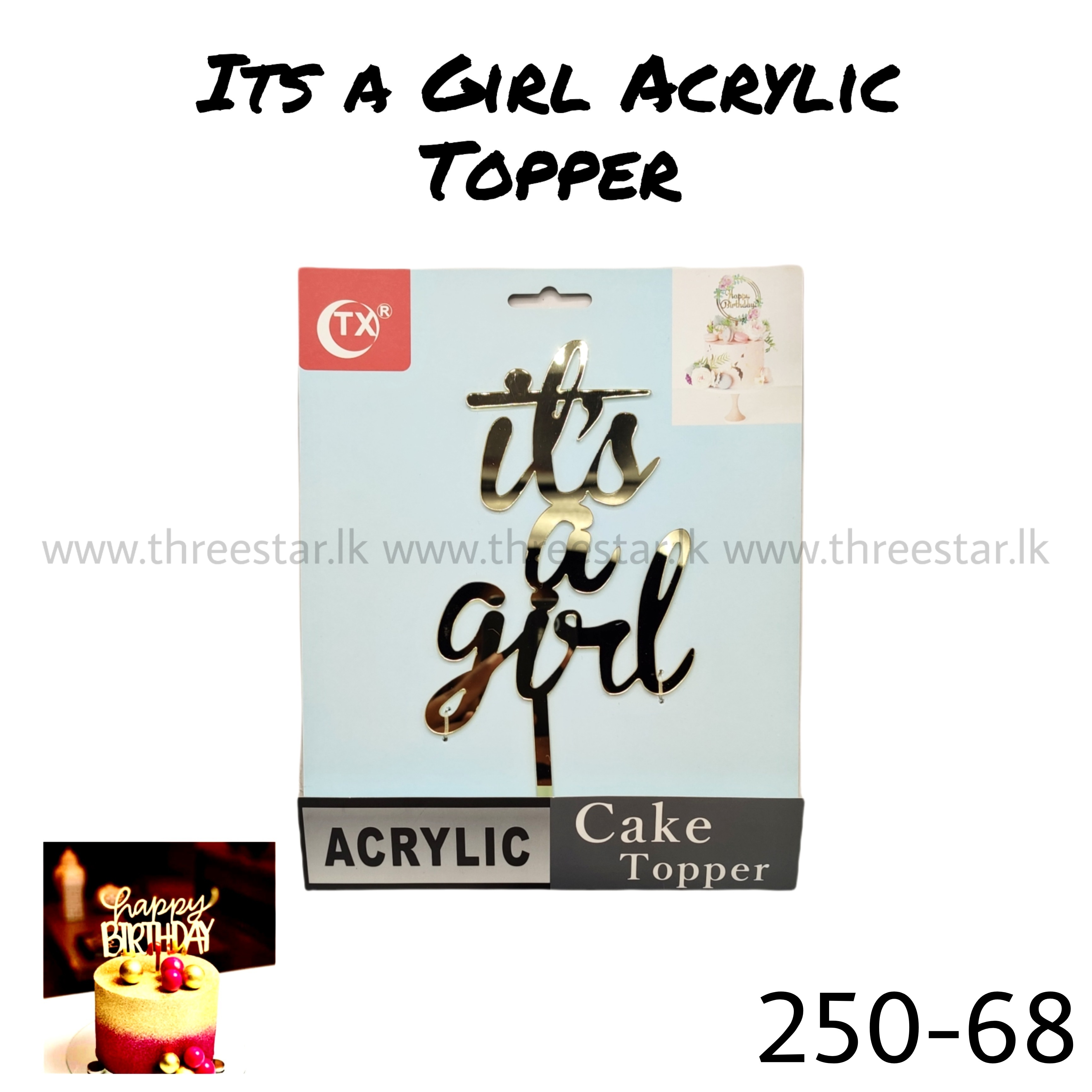 Its a Girl Topper 68