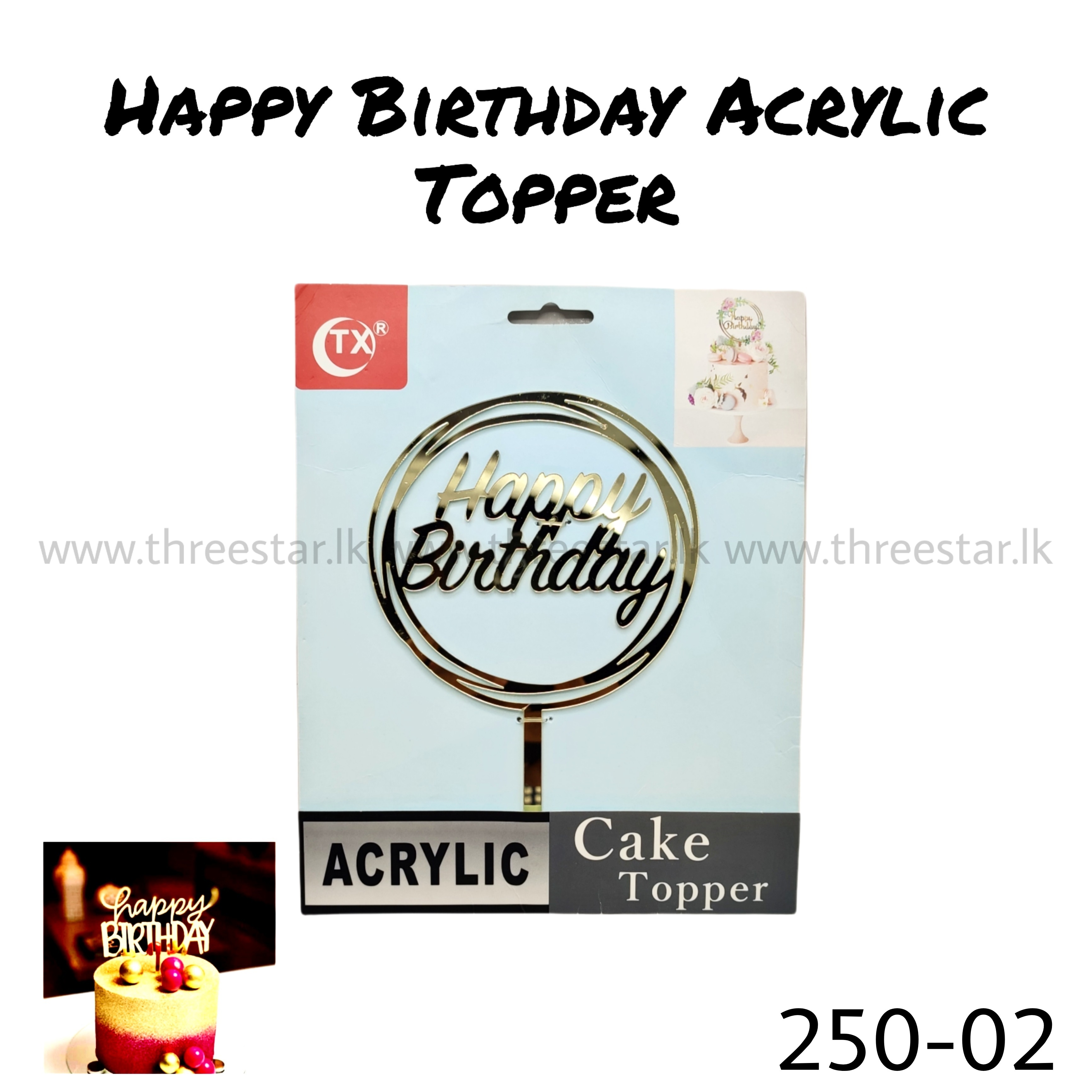 Happy Birthday Topper 2