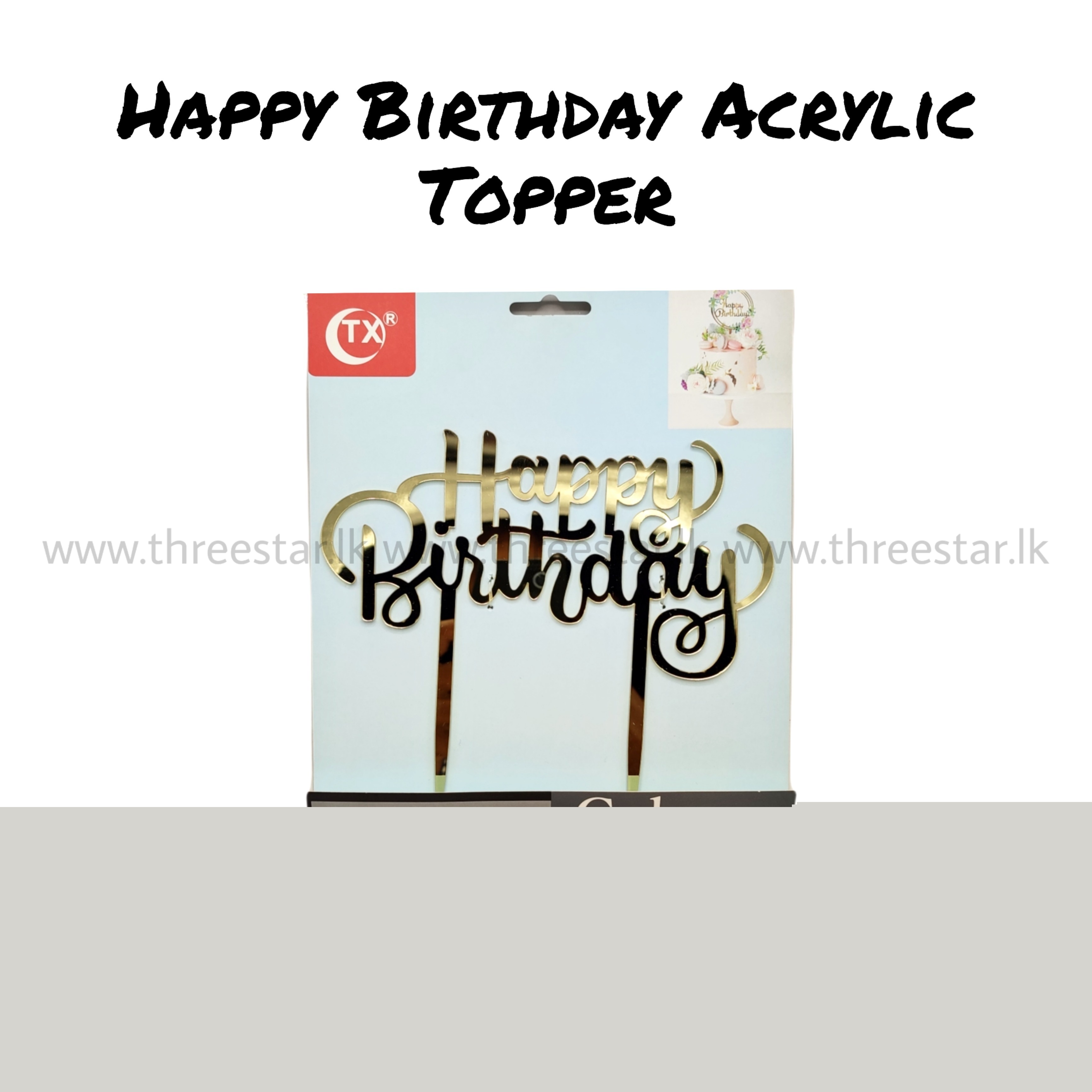 Acrylic Topper 6