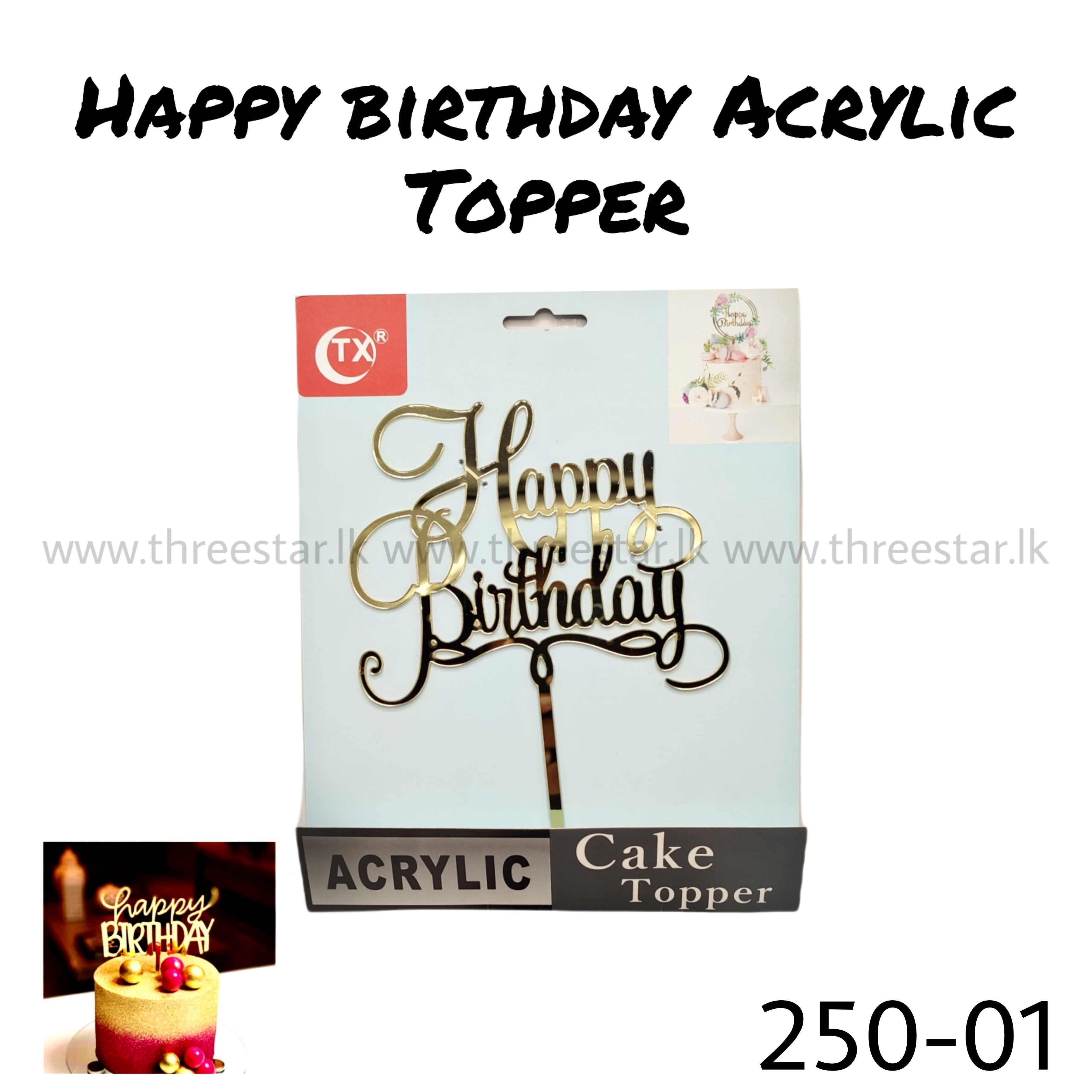 Happy Birthday Topper 1