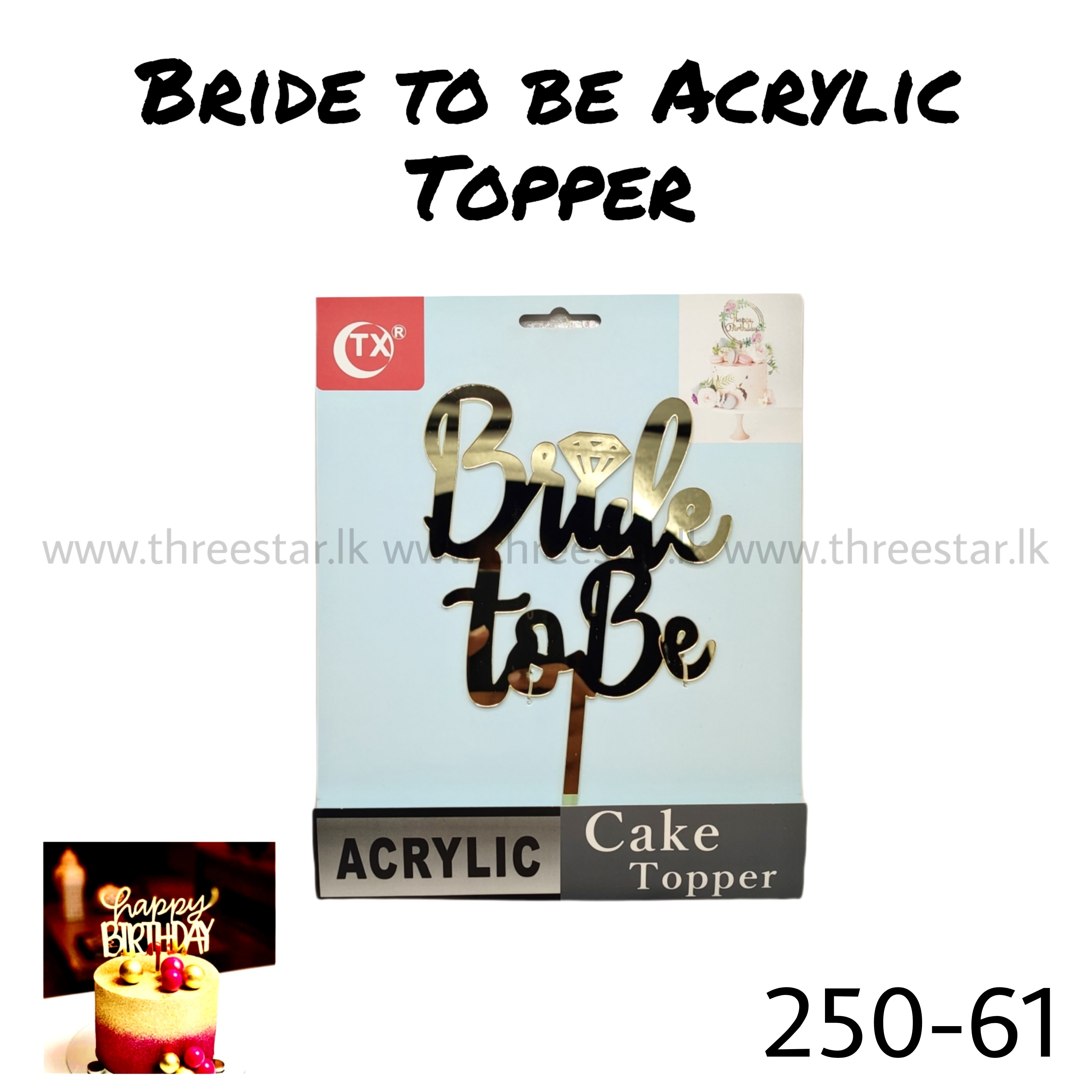 Bride to be Topper 61