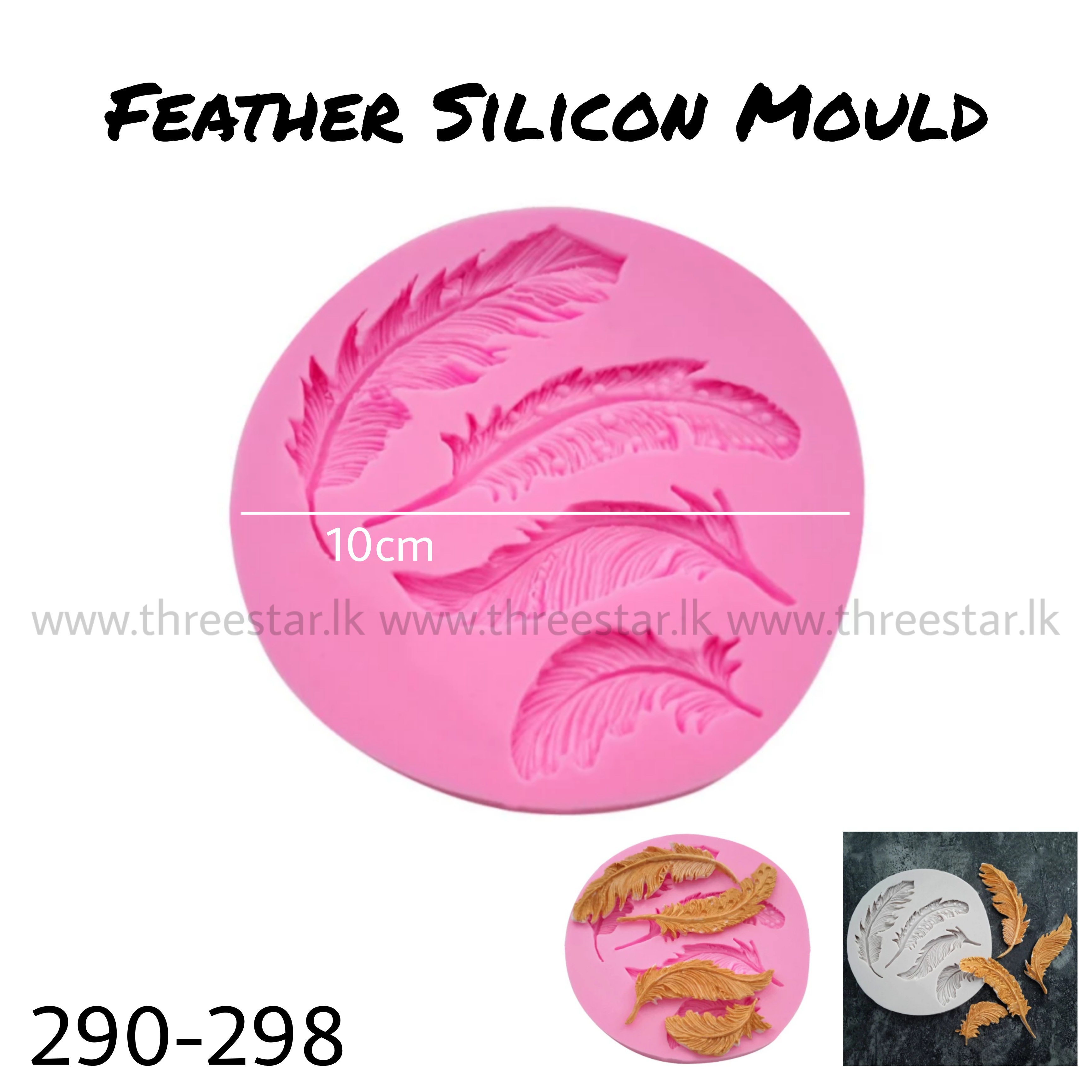 Feather Silicon Mould 298