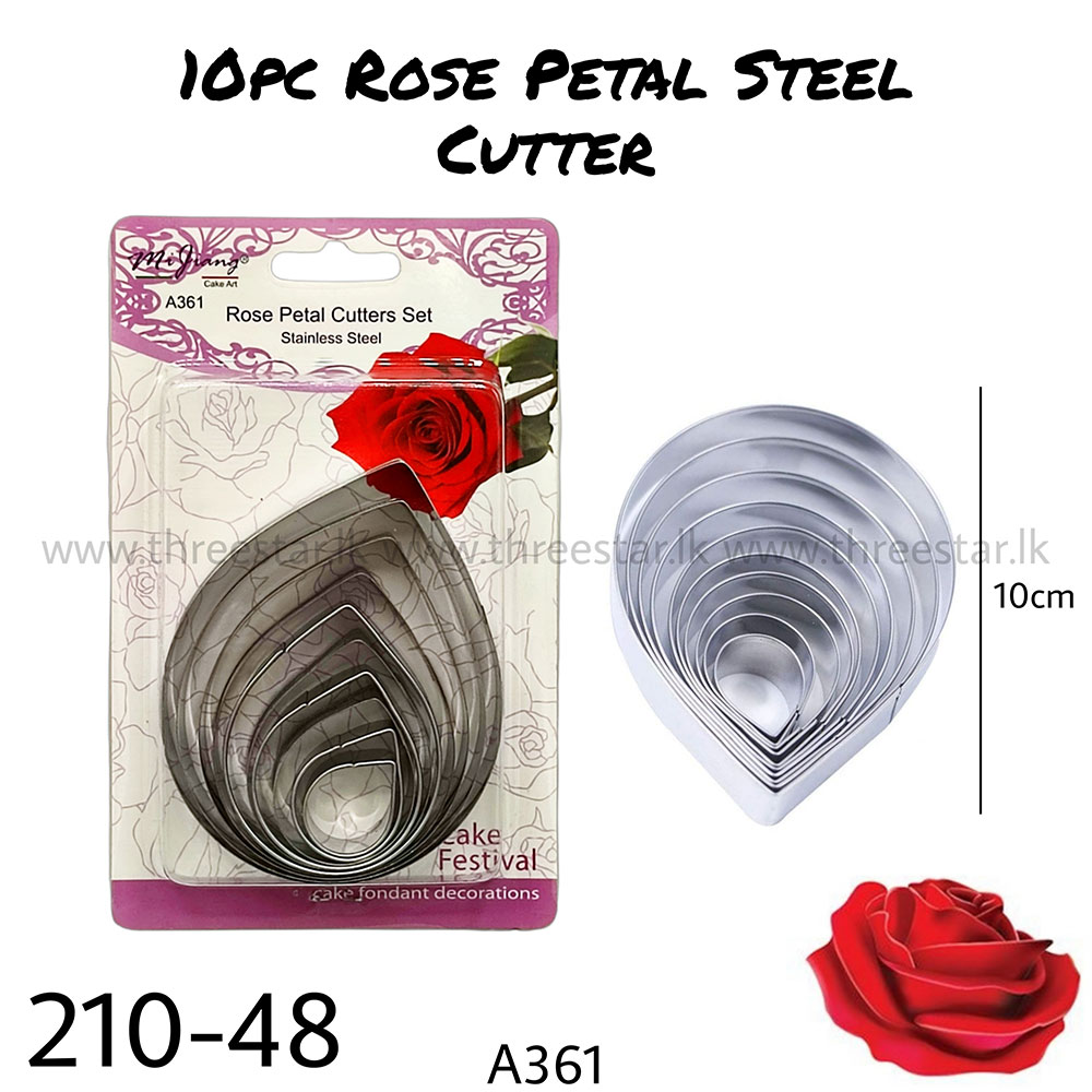 10pcs Rose Petal Cutter