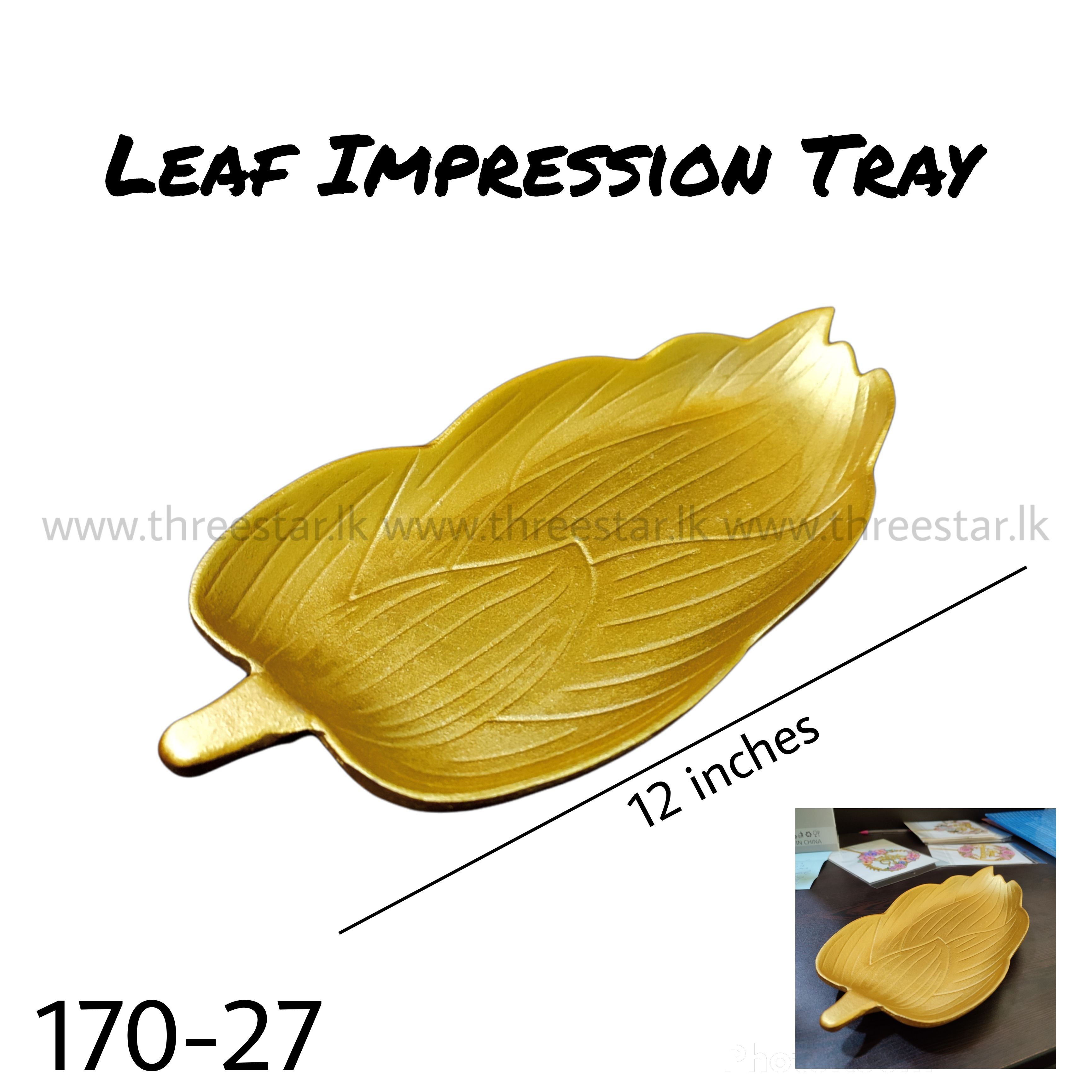 Leaf Impression Tray