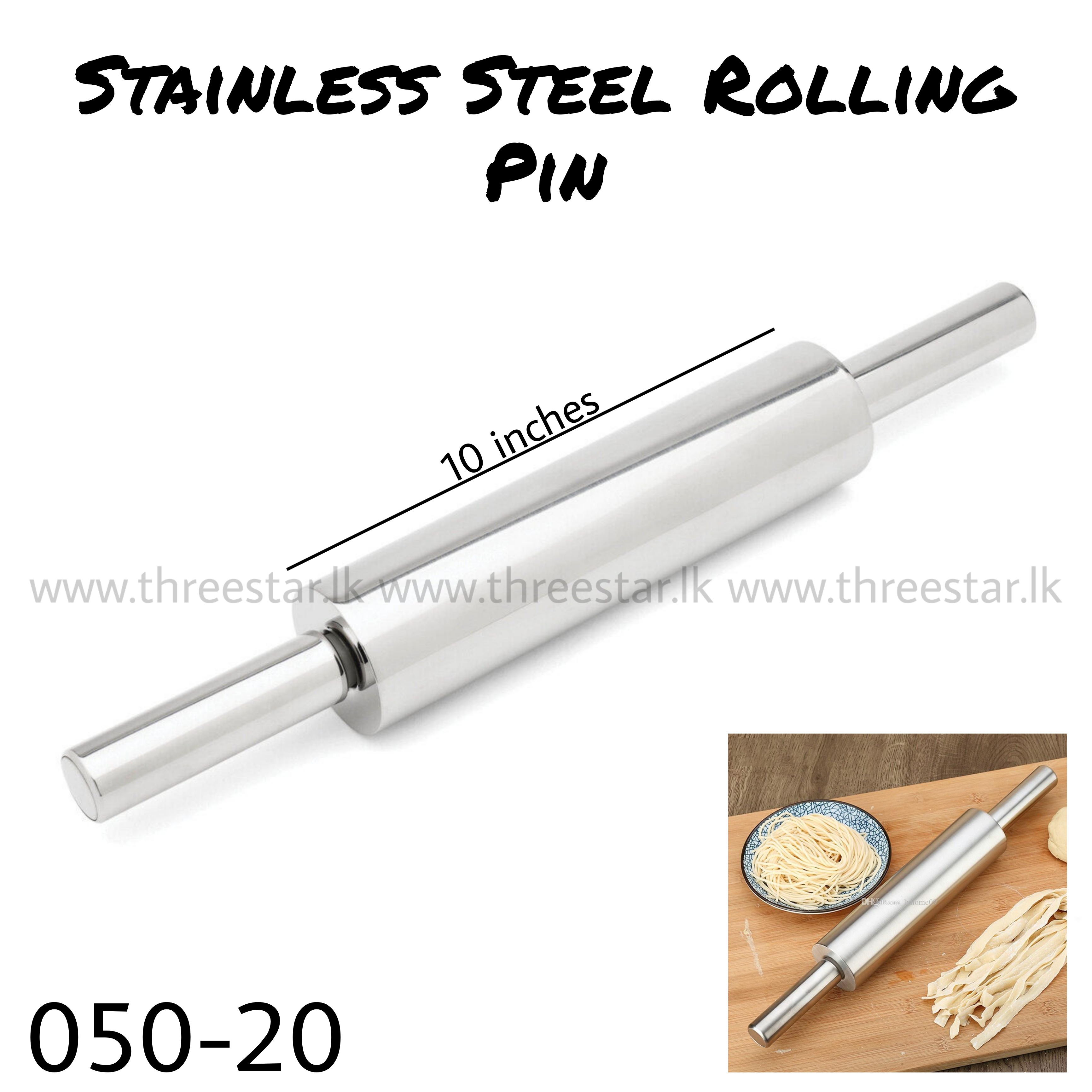 Stainless Steel Rolling Pin