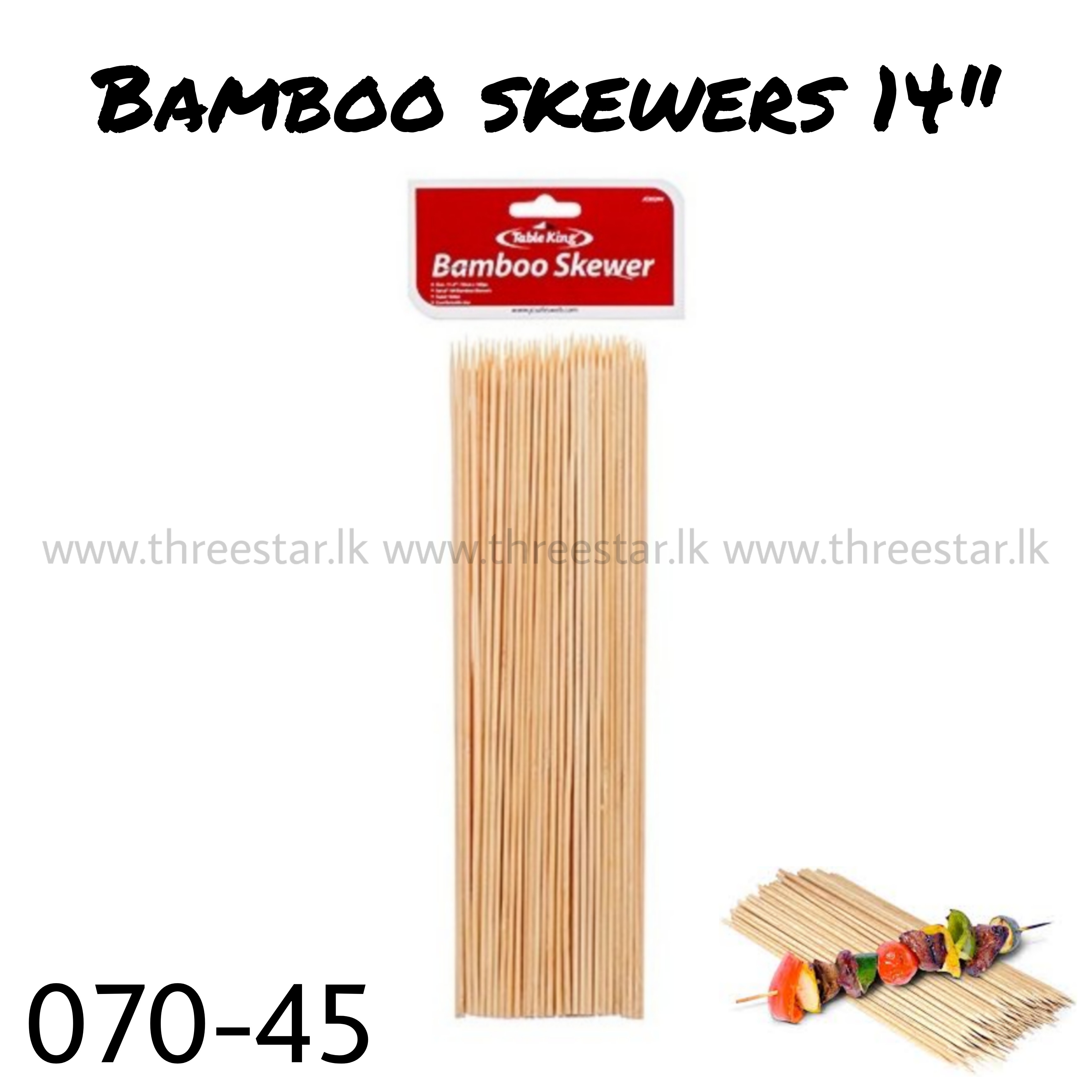 Bamboo Skewers 14"