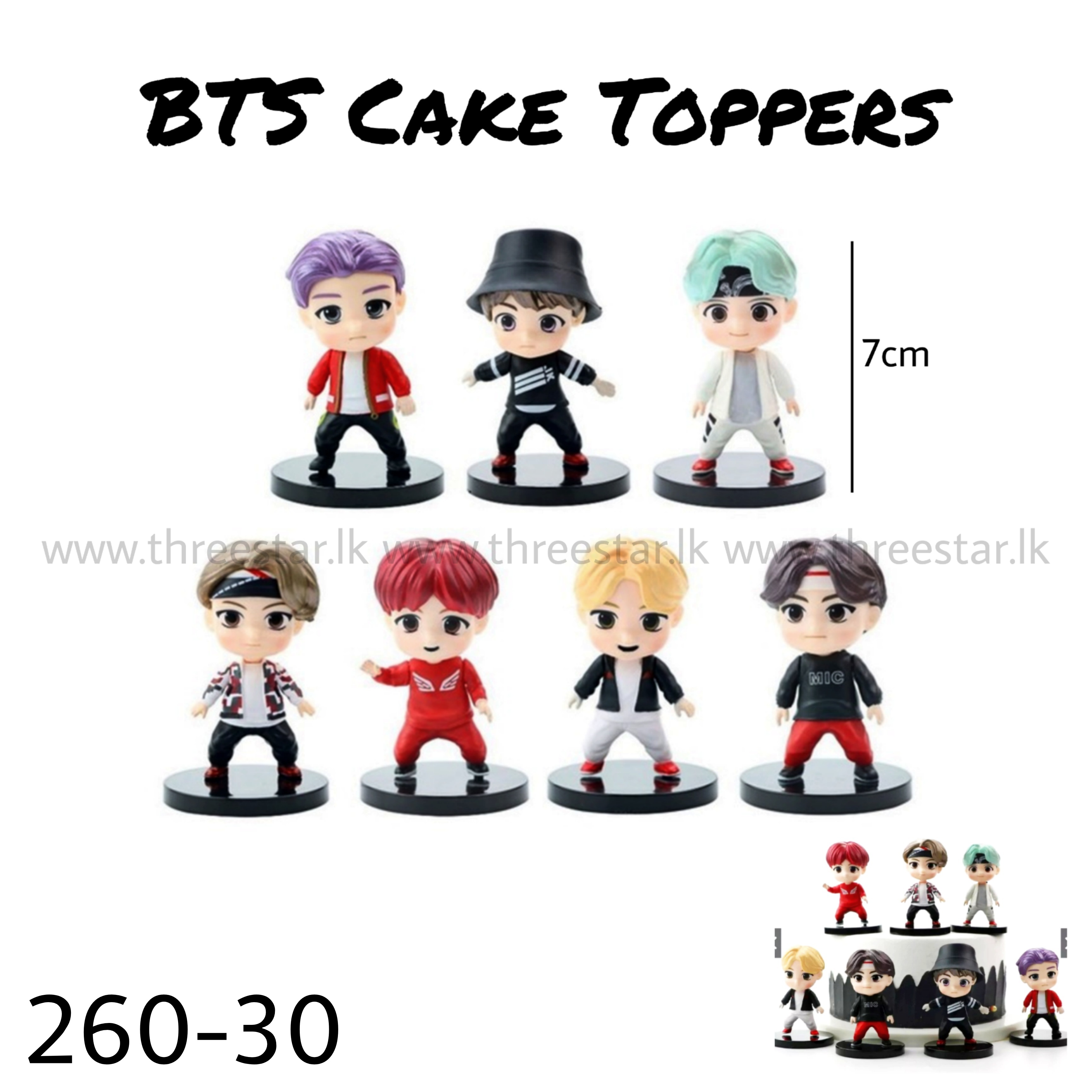 BTS Cake Topper