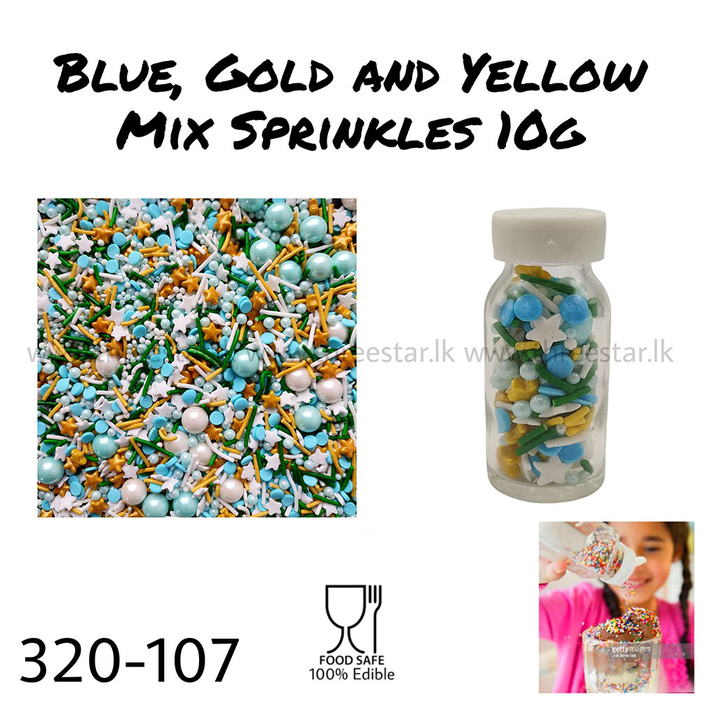 Blue, Gold and Yellow Mix 10g