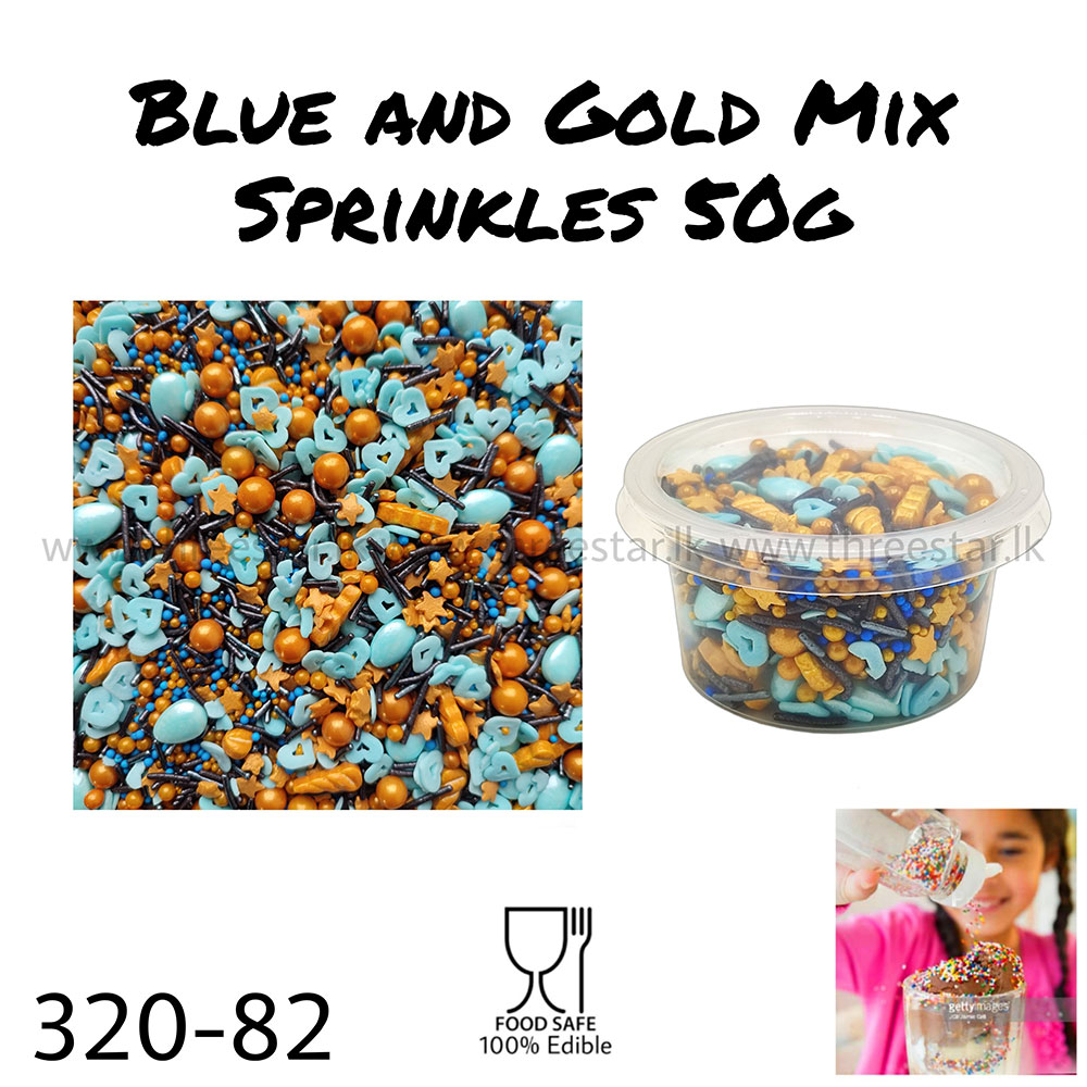 Blue and Gold Mix 50g