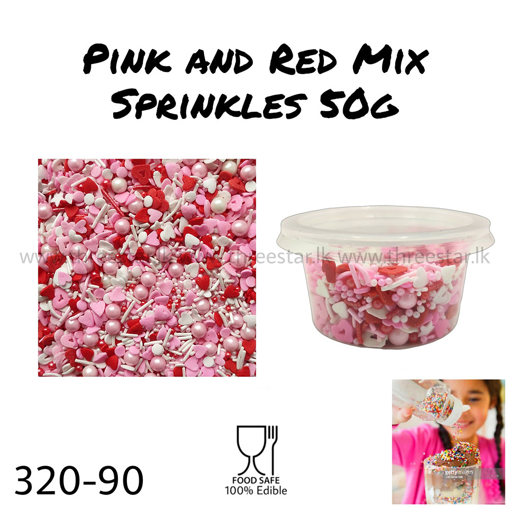 Pink and Red Mix 50g