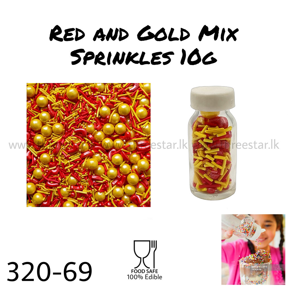 Red and Gold Mix 10g