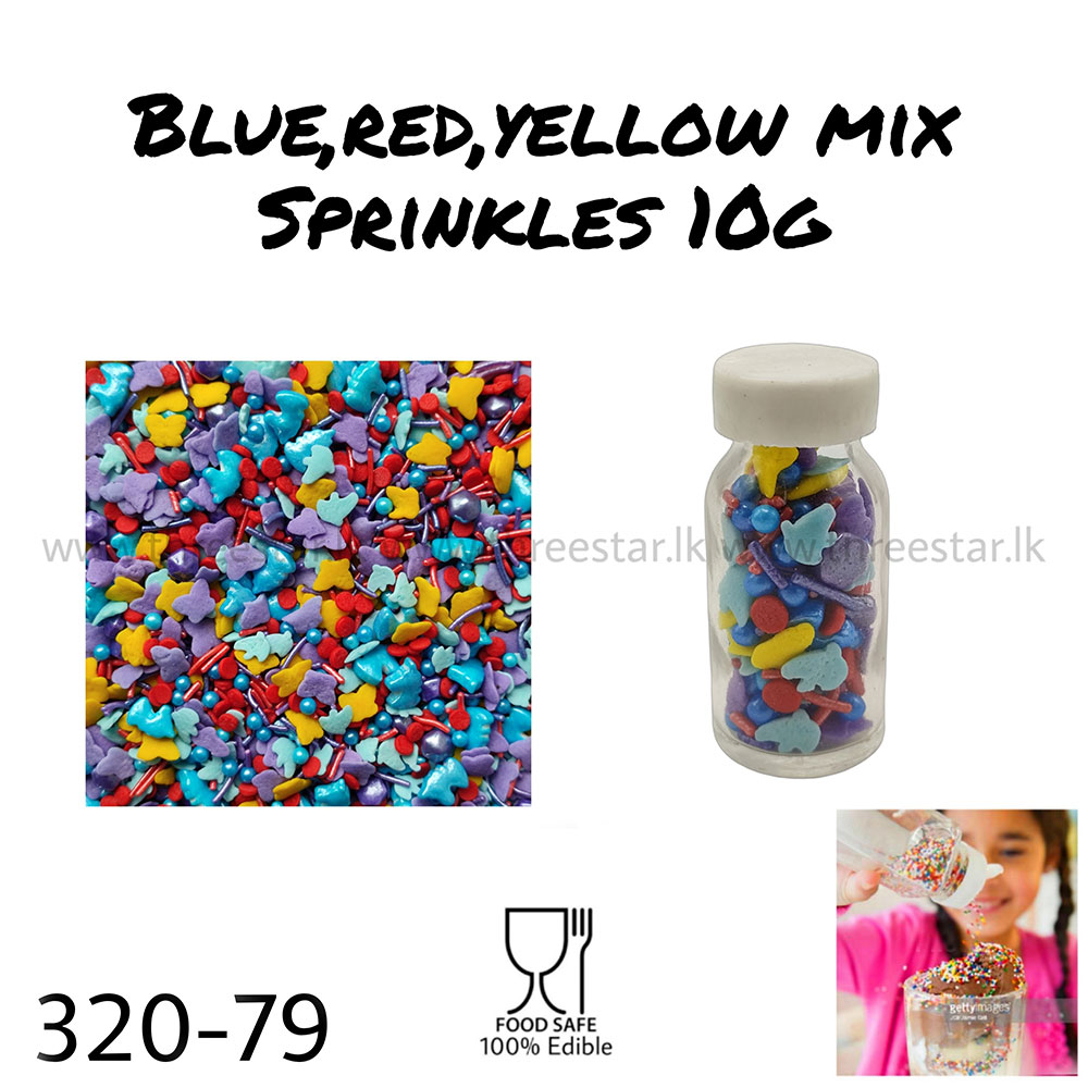 Blue, Red, Yellow Mix 10g