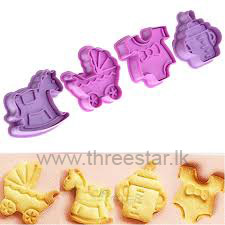 BABY NURSERY THEME PLUNGER CUTTERS 4 PCS - Image 2