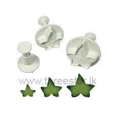 IVY LEAF PLUNGER CUTTER 3 PCS - Image 2