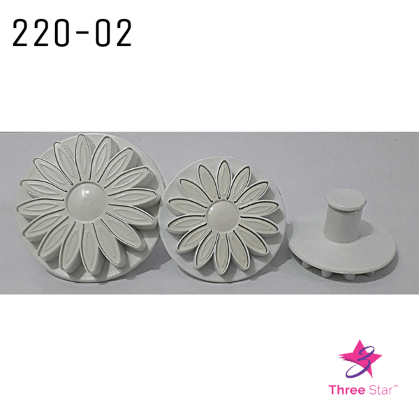 SUNFLOWER PLUNGER CUTTER 3 PCS