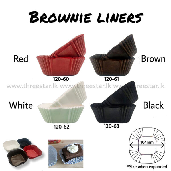 Brownie Liners Black
