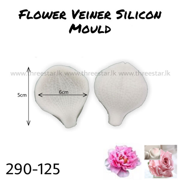 Flower veiner mould 125